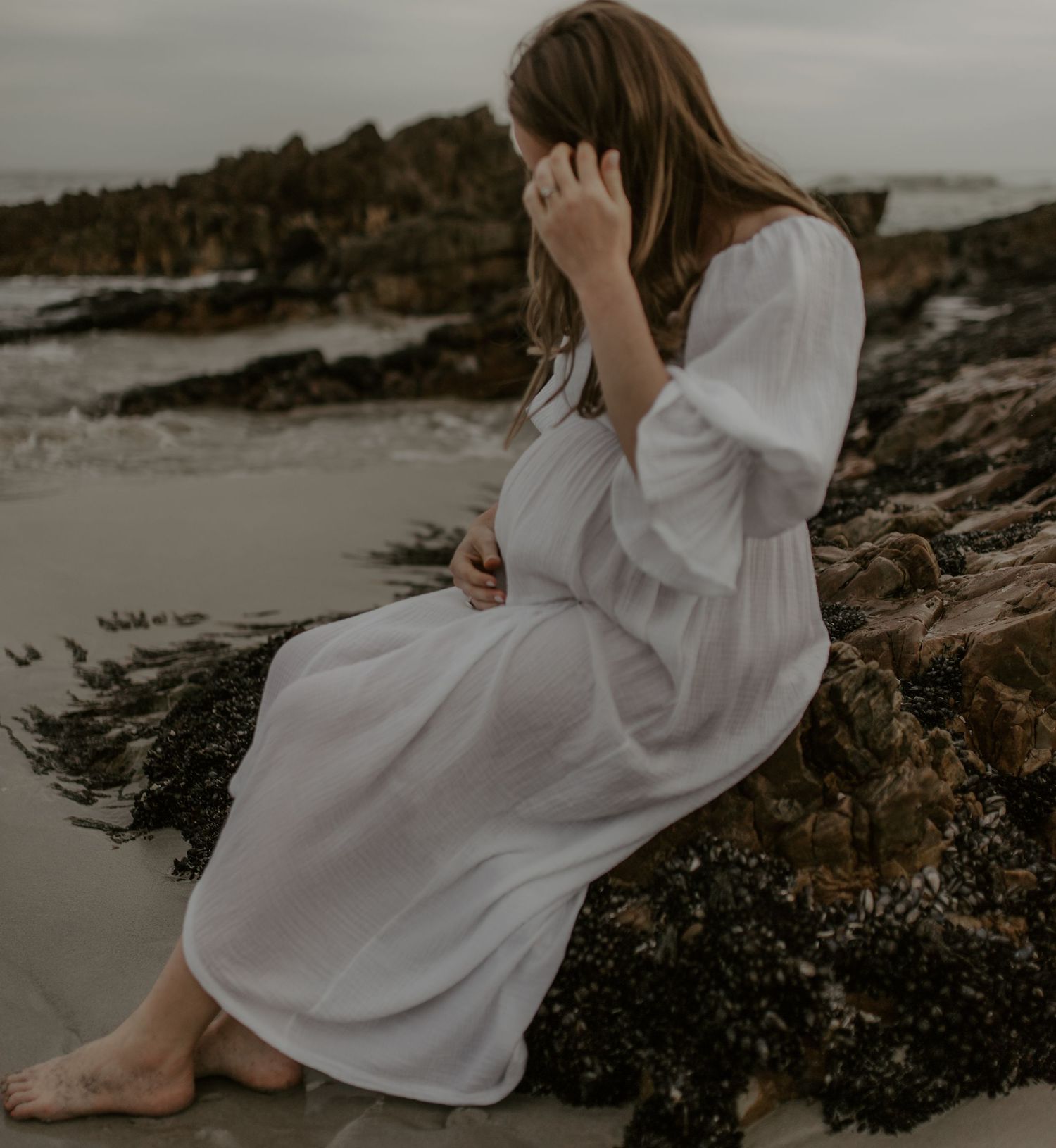 Maternity photography at golden hour Cape Town