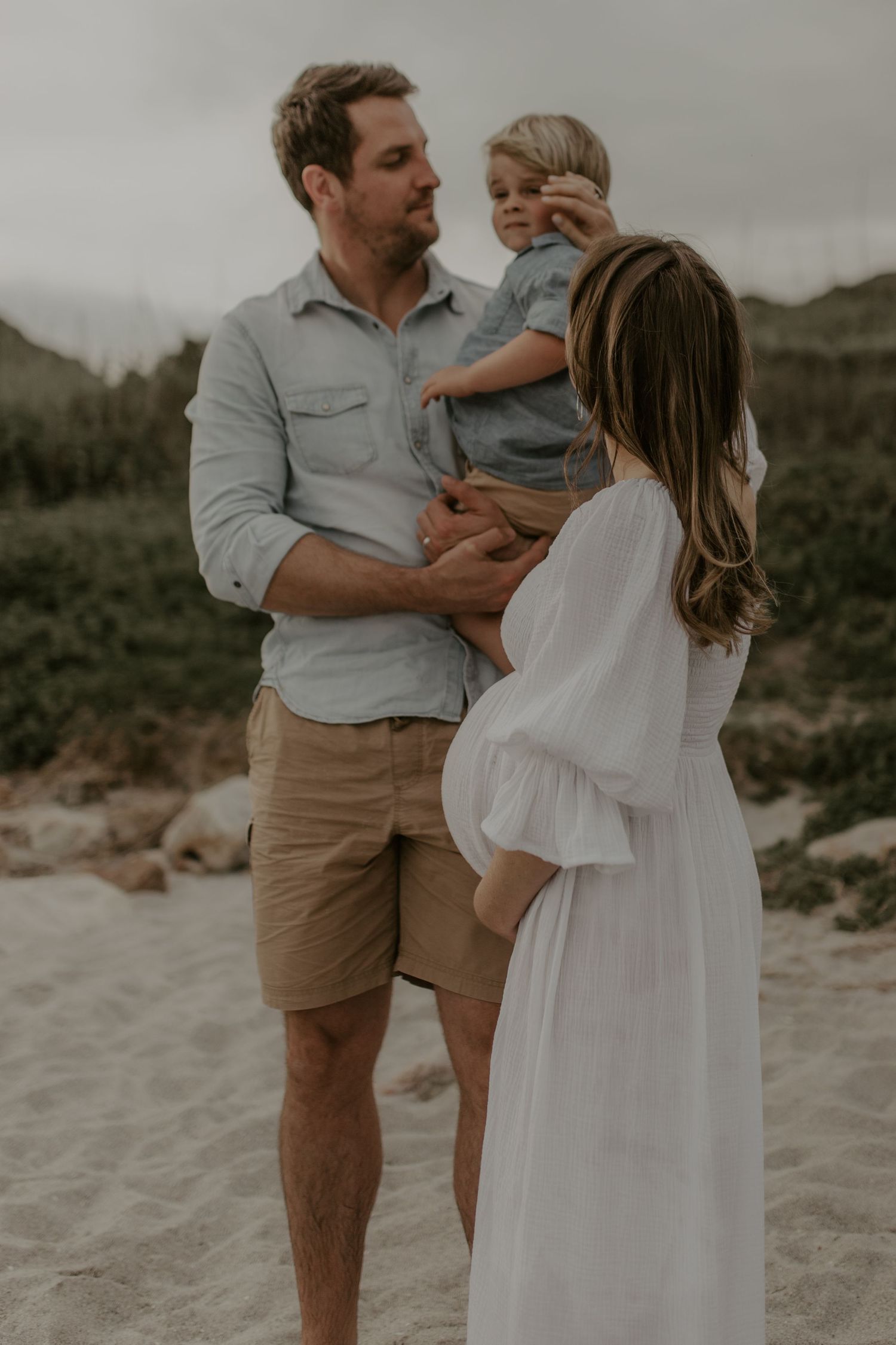 Maternity photography at golden hour Cape Town