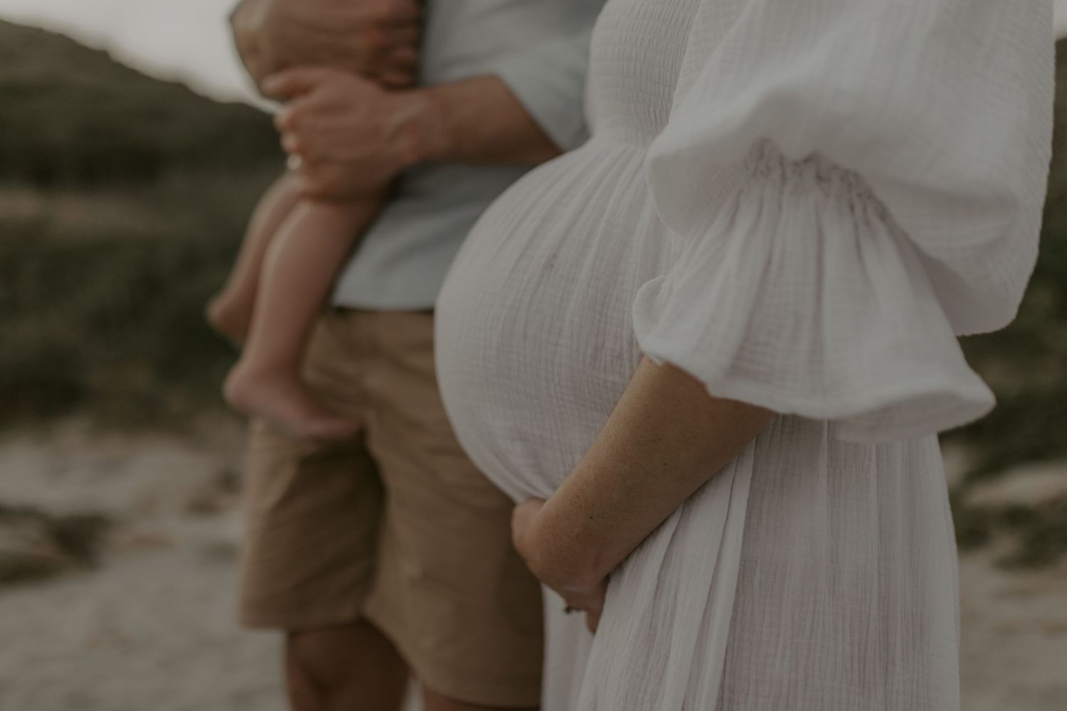 Maternity photography at golden hour Cape Town