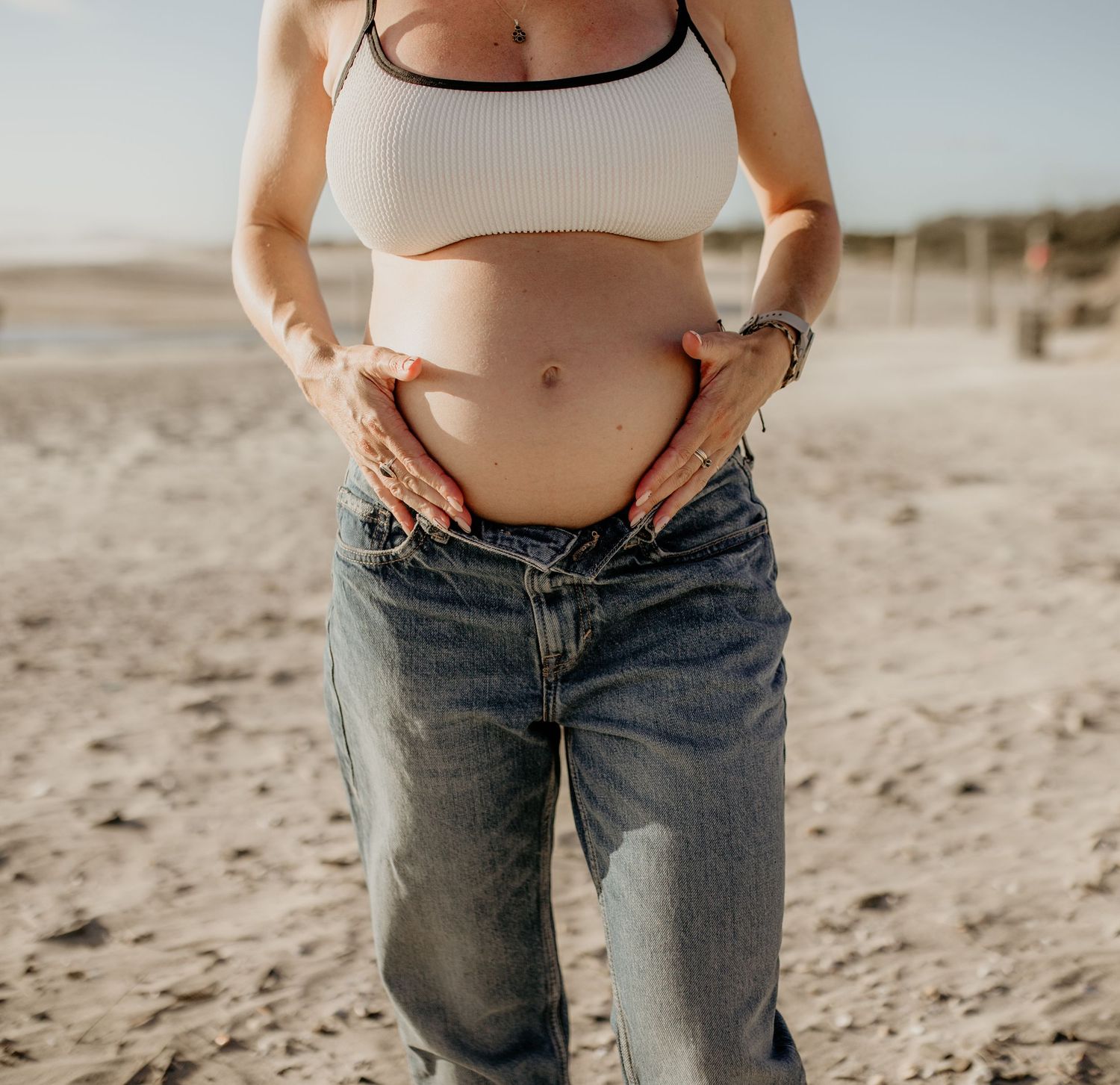 Beach maternity portraits Strand