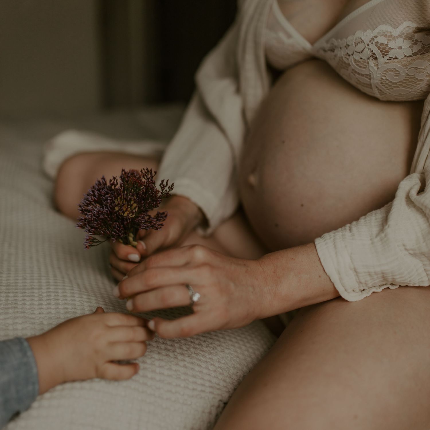 Maternity photography with soft tones Cape Town