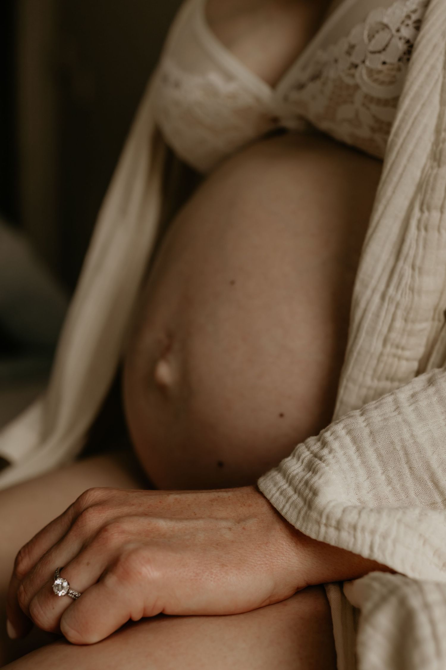 Maternity photography with soft tones Cape Town