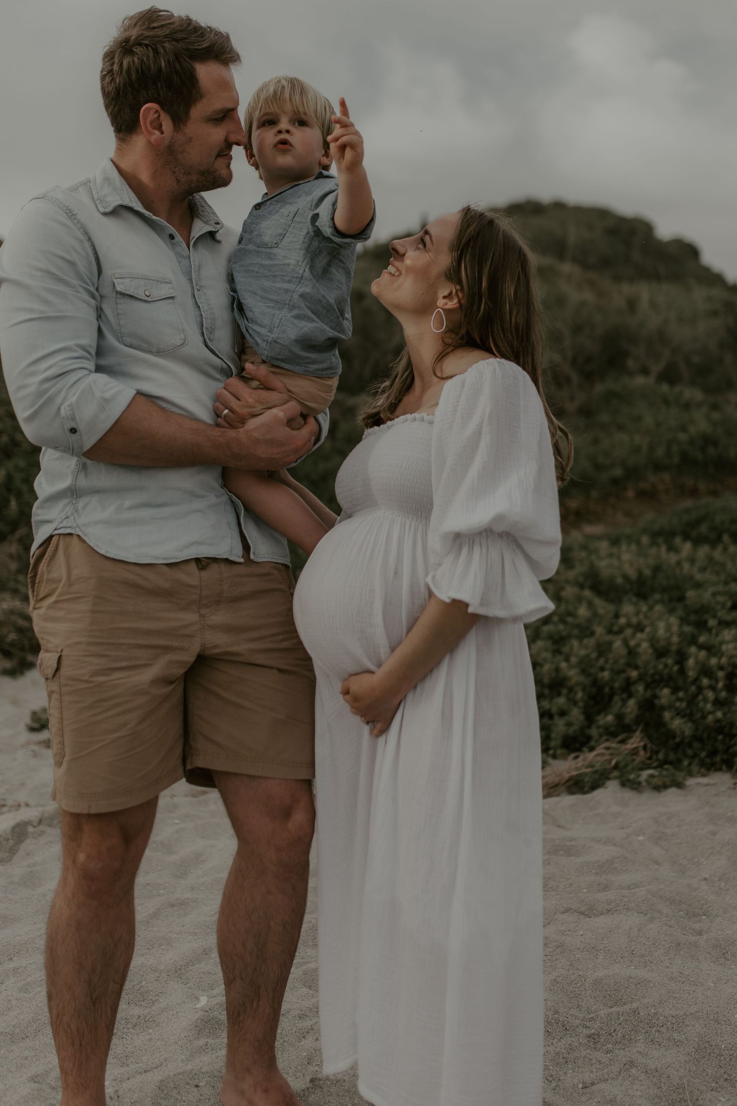 Maternity photography at golden hour Cape Town