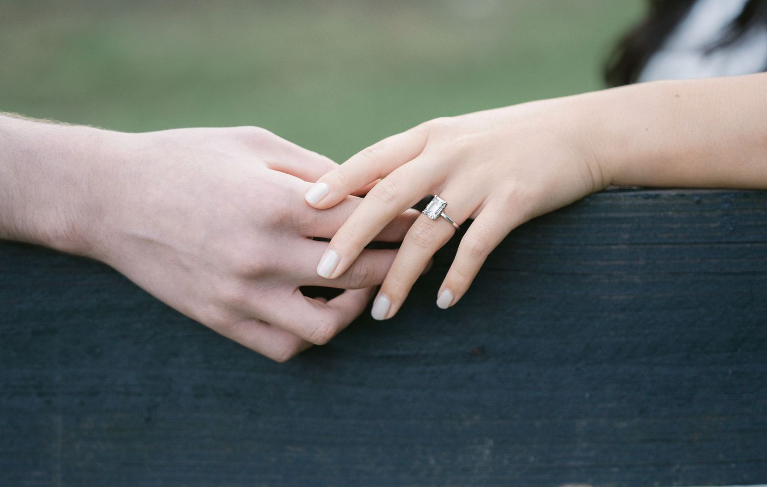 engaged couple embracing during a golden hour engagement session in Brentwood, TN