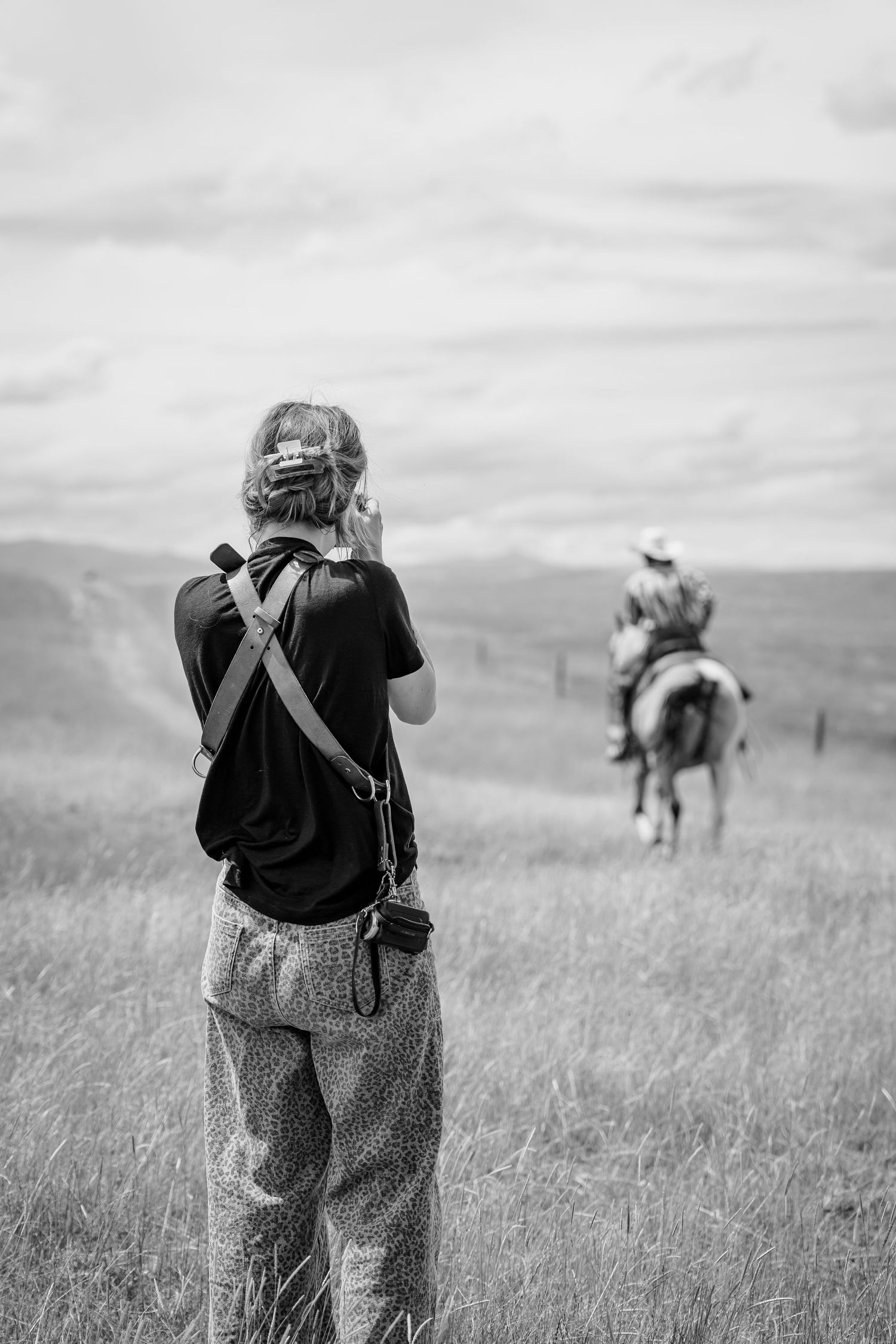 Behind the scenes content photo during a photoshoot in Central Otago.