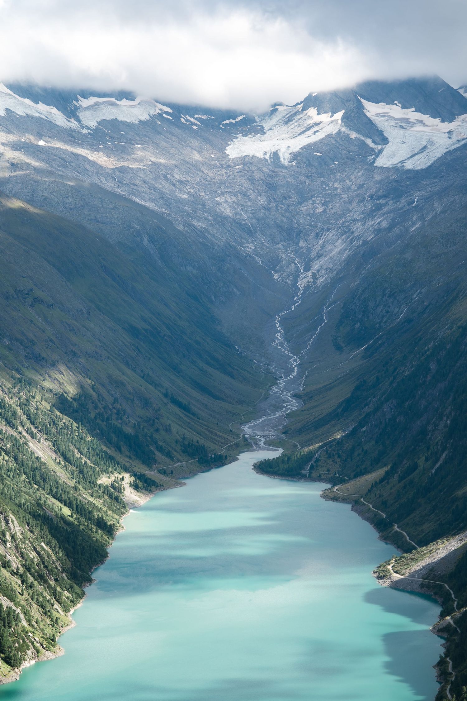 Ascension jusqu'à l'Olpererhütte depuis le réservoir