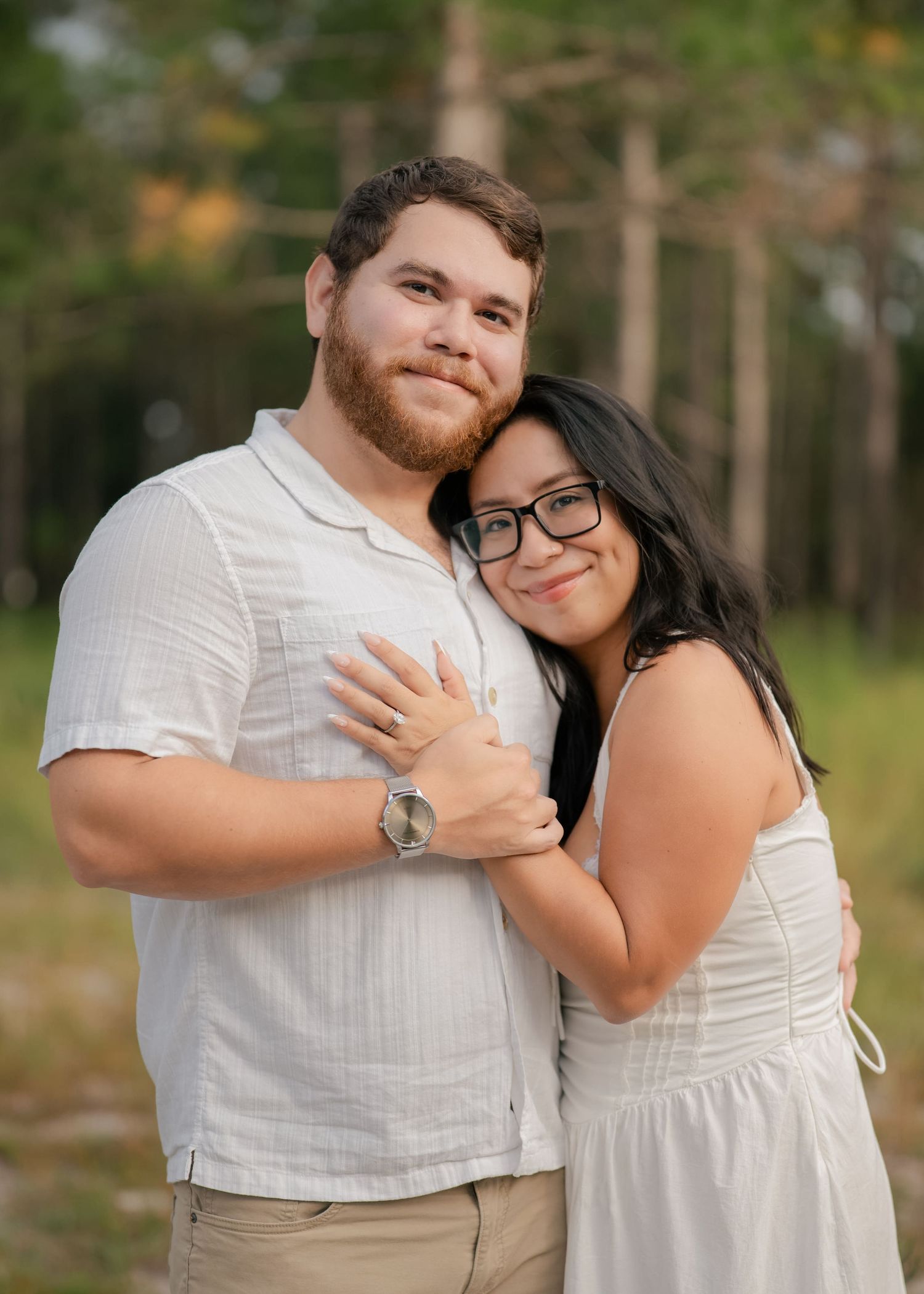 Lake Louisa State Park sunset engagement photography
