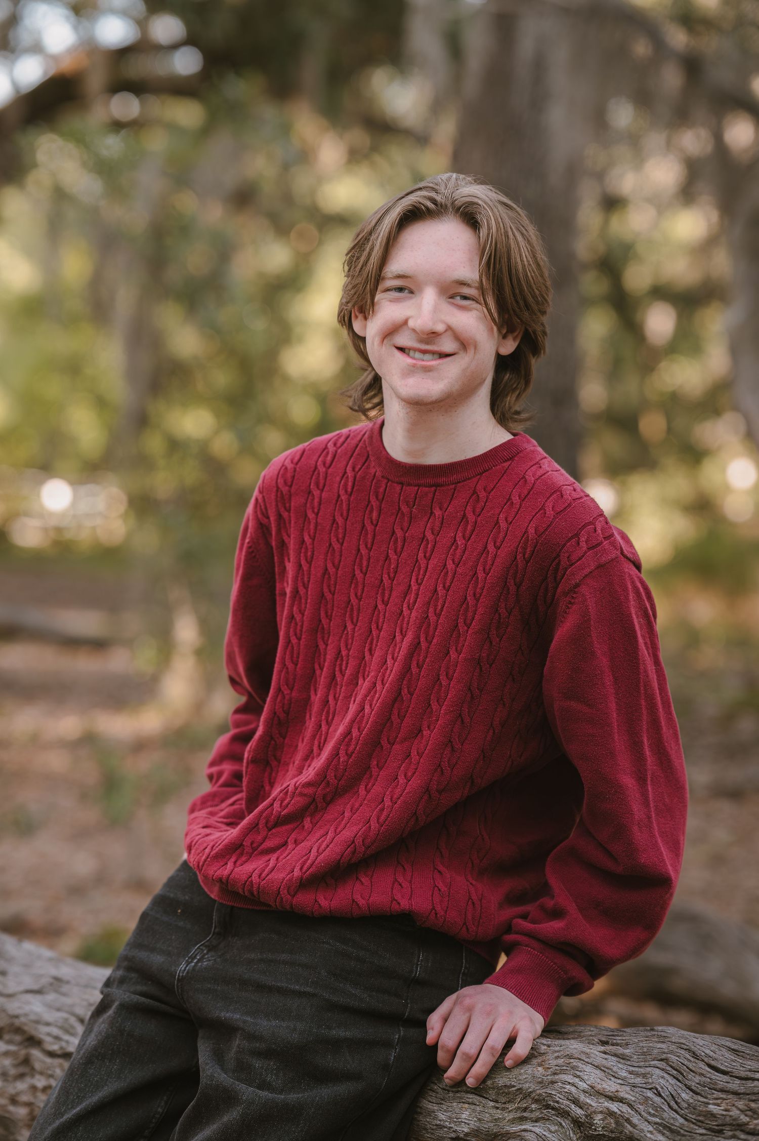 High school senior portraits captured at Lake Runnymede Conservation Area in St. Cloud, Florida.