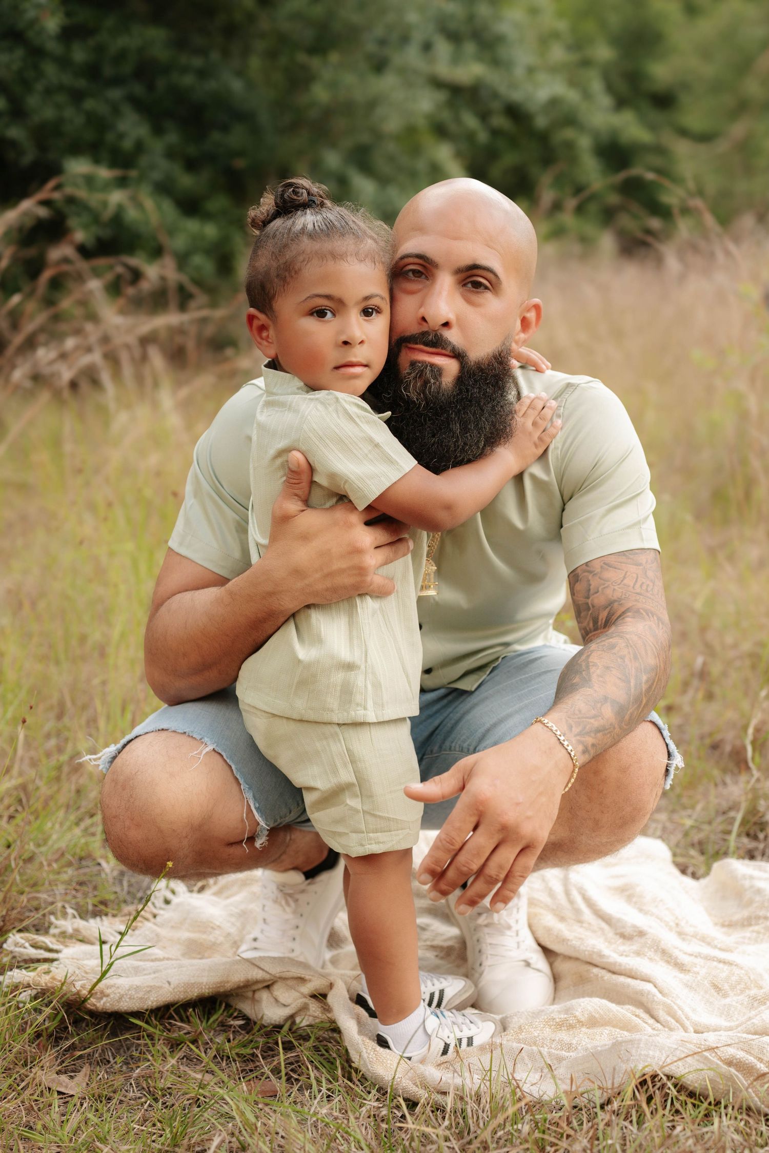 Fathers Day photography session at Lake Runnymede Conservation Area near Orlando Florida