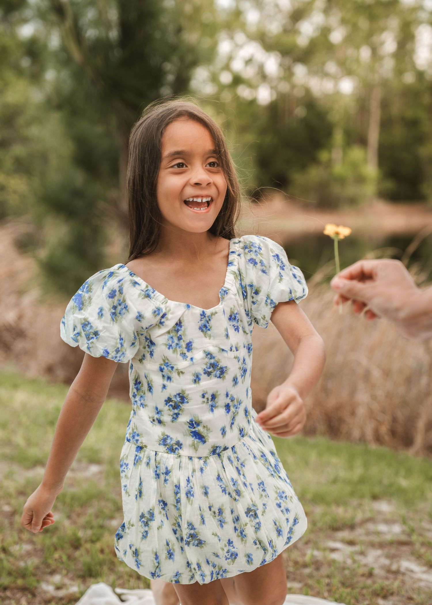 Outdoor child portrait captured during a family photography session in St. Cloud, Florida.
