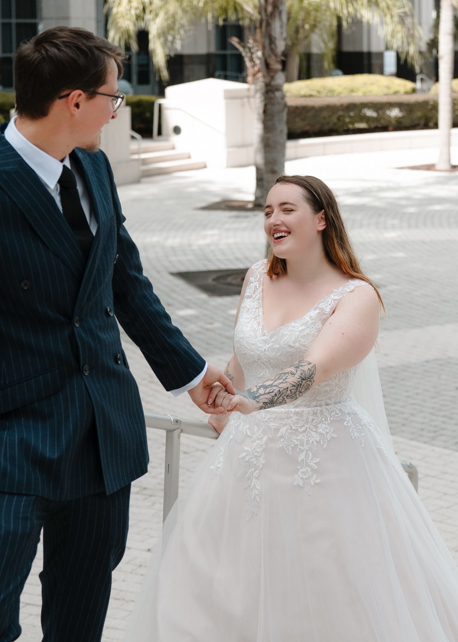 UK destination elopement at Orange County Courthouse Orlando