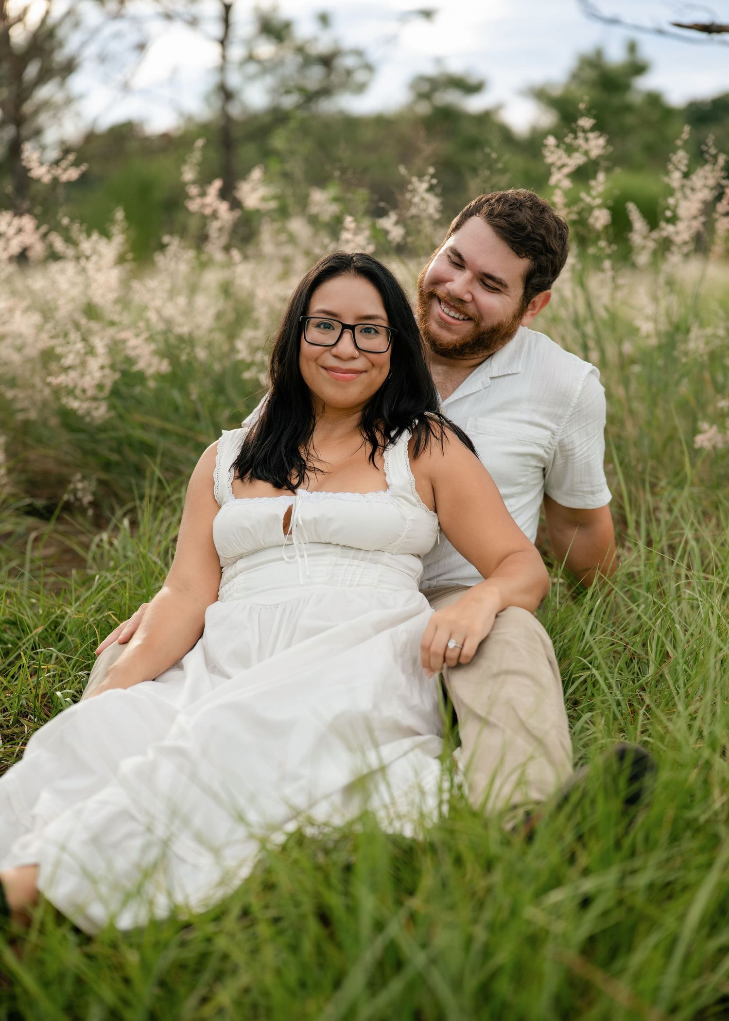 Romantic Florida engagement session surrounded by nature at Lake Louisa State Park