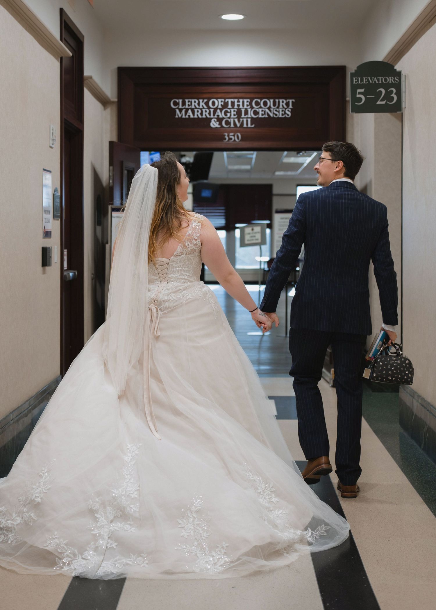 Candid wedding photography of British couple during their Orlando elopement