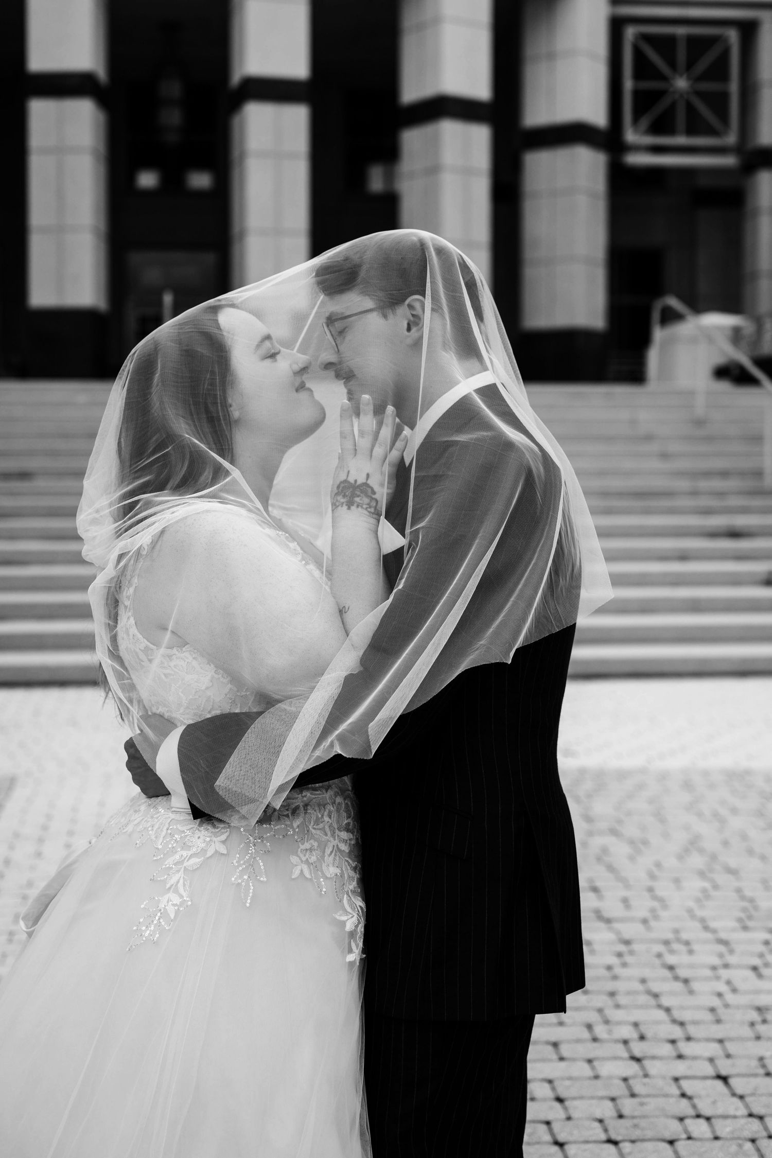 UK couple getting married at Orange County Courthouse in Orlando