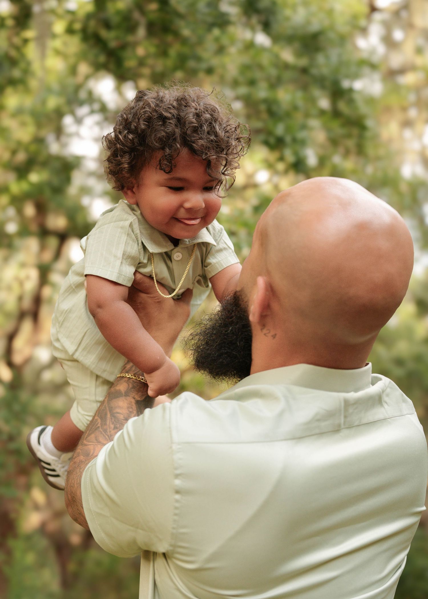 Fathers Day photography session at Lake Runnymede Conservation Area near Orlando Florida