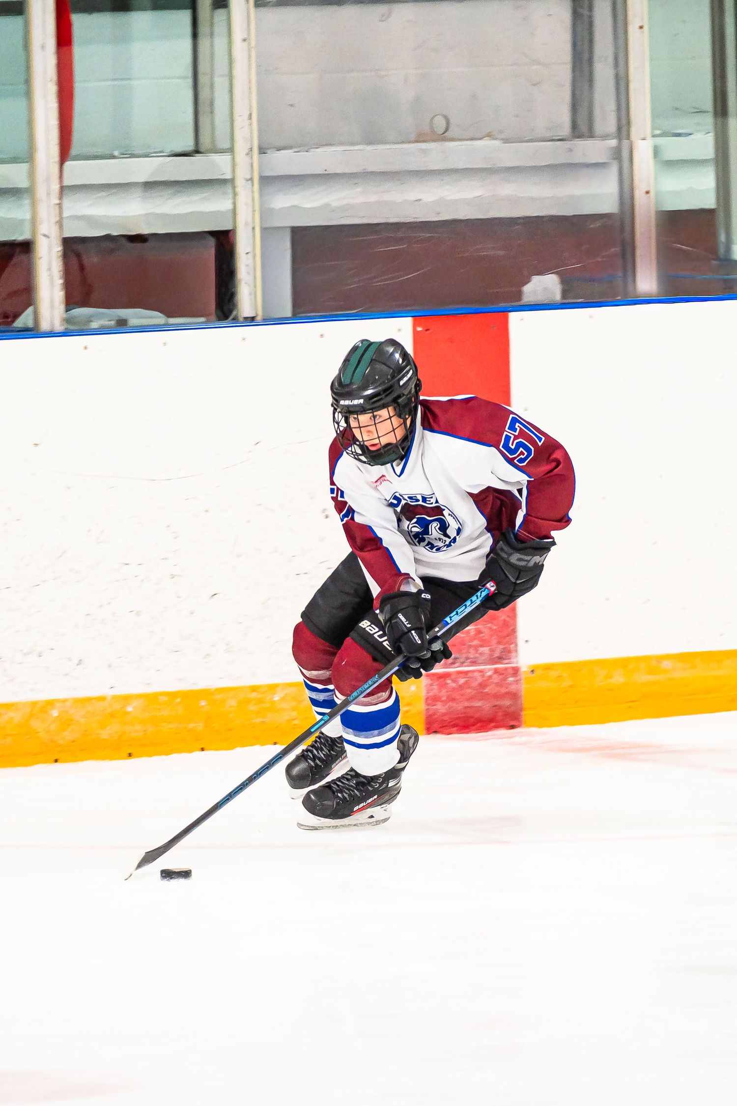 High-intensity Ottawa hockey game action shot capturing peak athletic discipline and crisp movement with pro-level sports photography