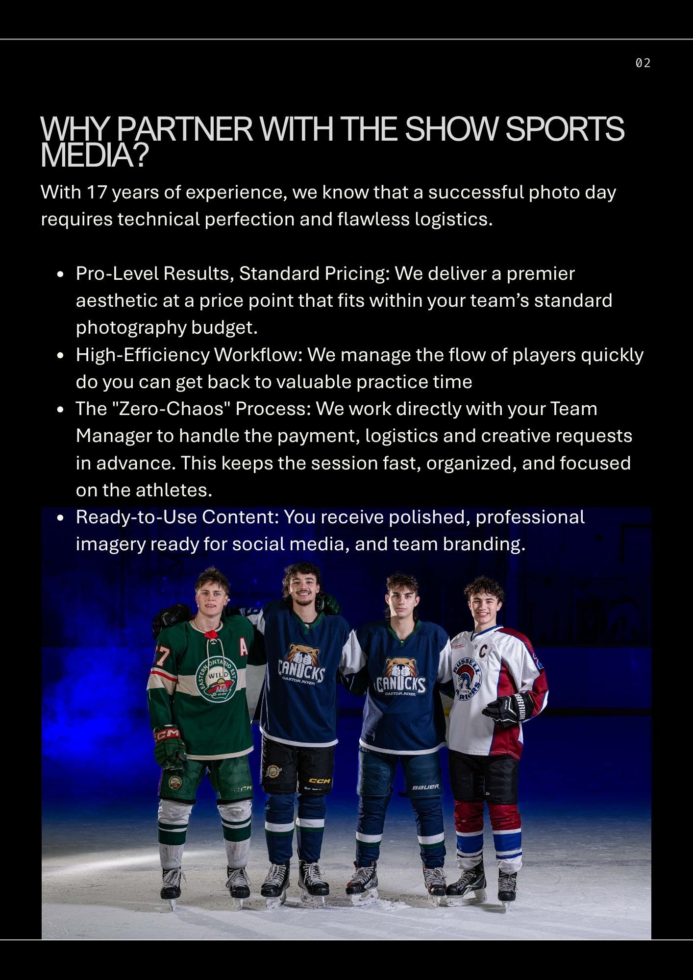 Pricing and Info for Hockey Team Photography Ottawa and Eastern Ontario page 3