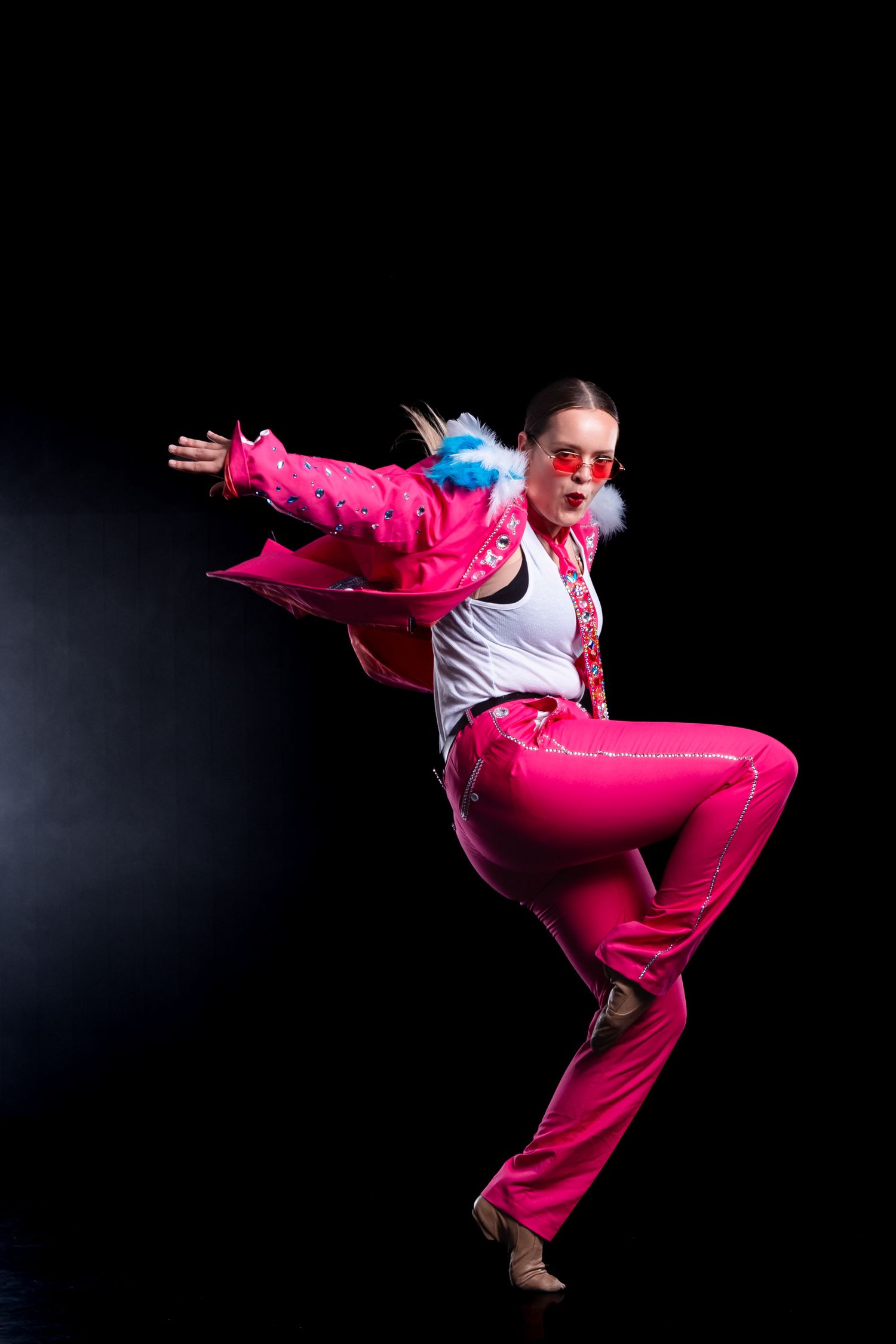 High-energy jazz dance portrait in Ottawa capturing athletic movement and sharp technical precision by The Show Sports Media