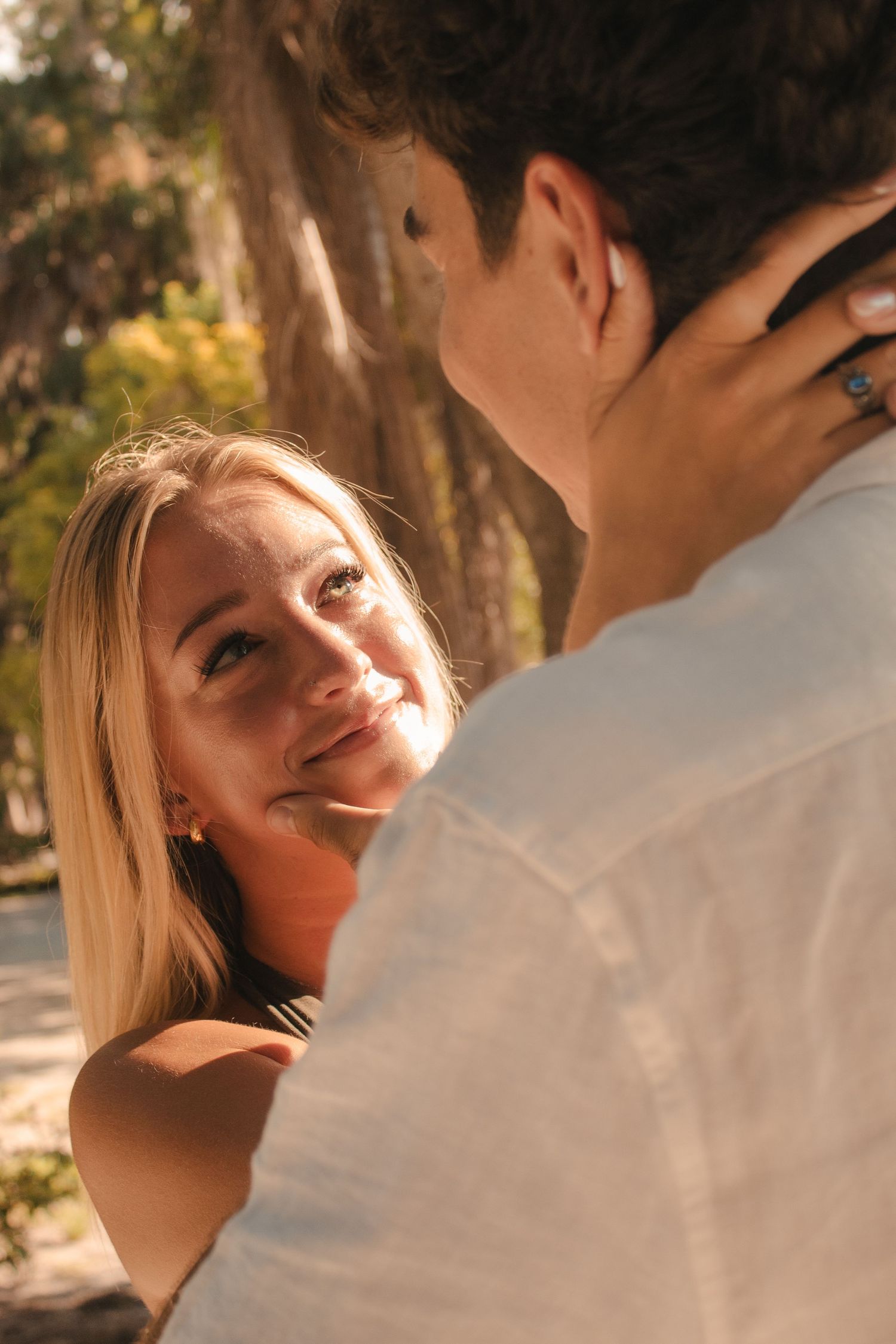 Couples photography by Luna Photography in Central Florida, capturing genuine connection, romantic moments, and the little details that make