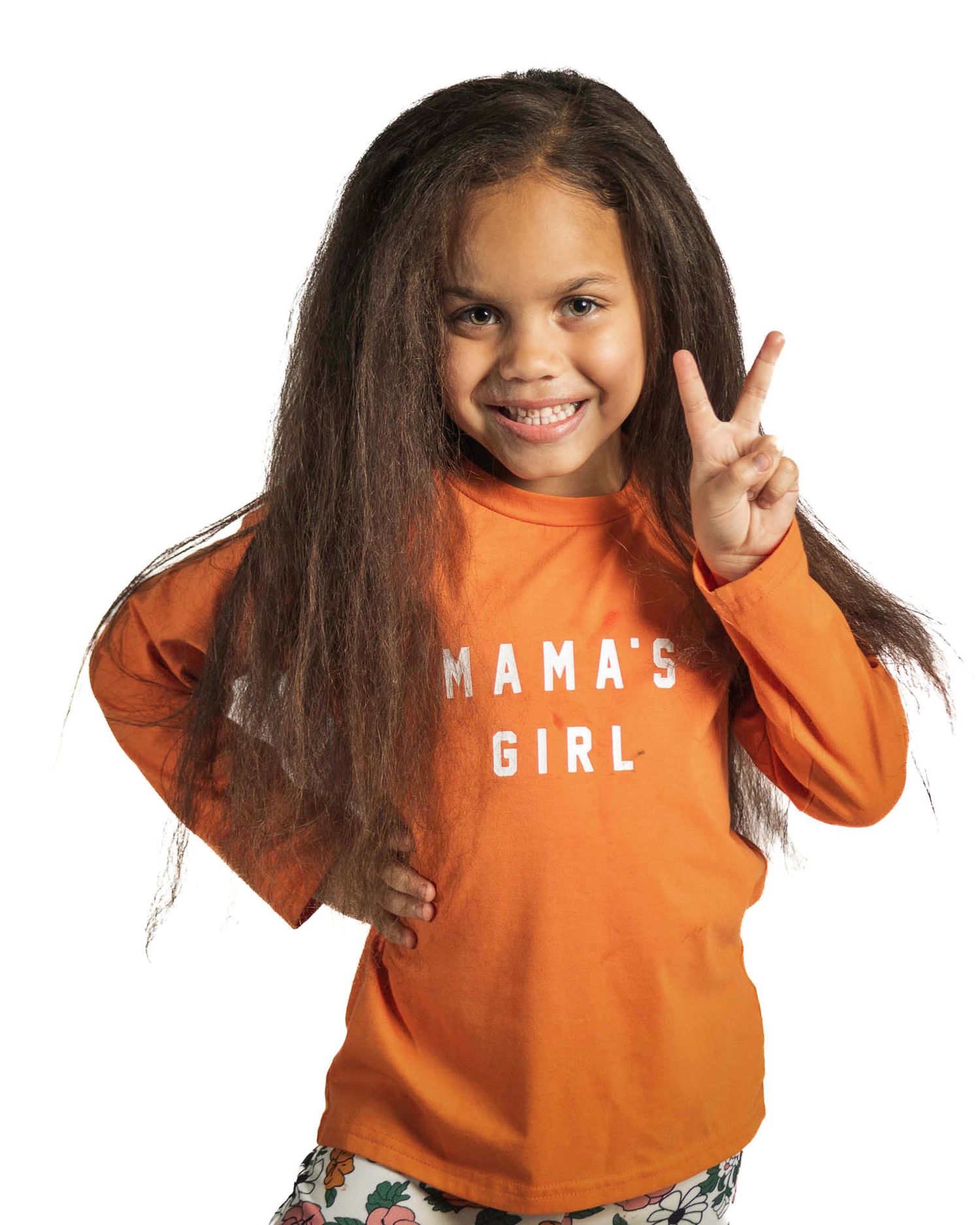 image of a 5yo, white background