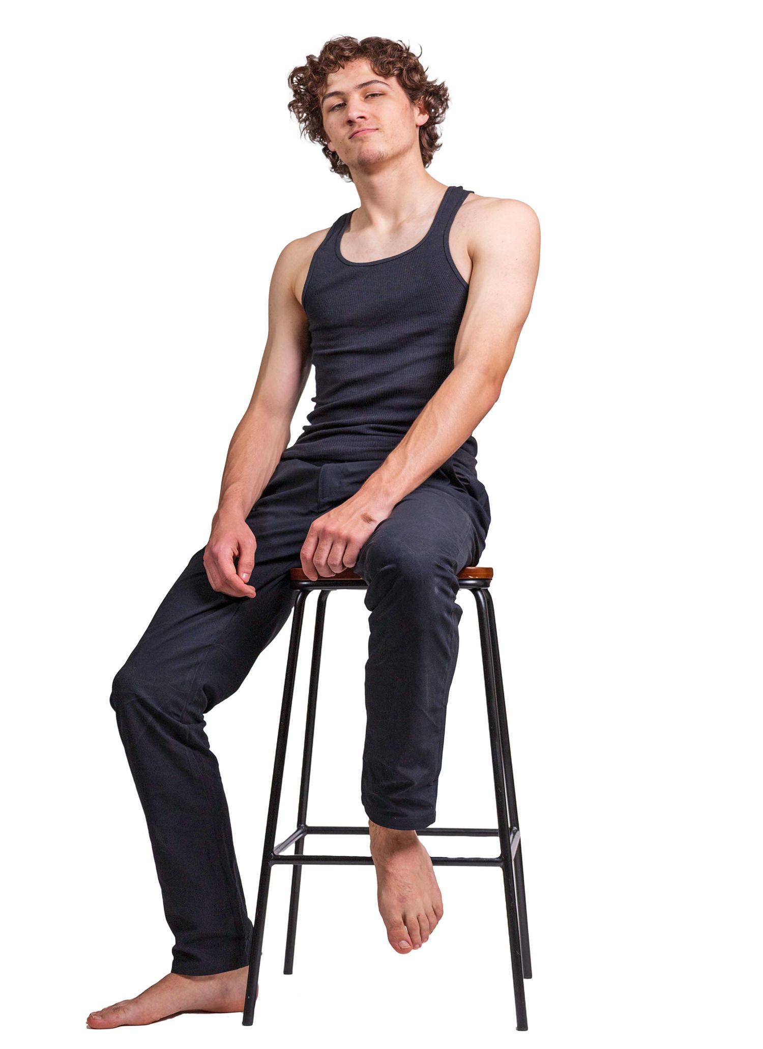 Image of High School Student, white background