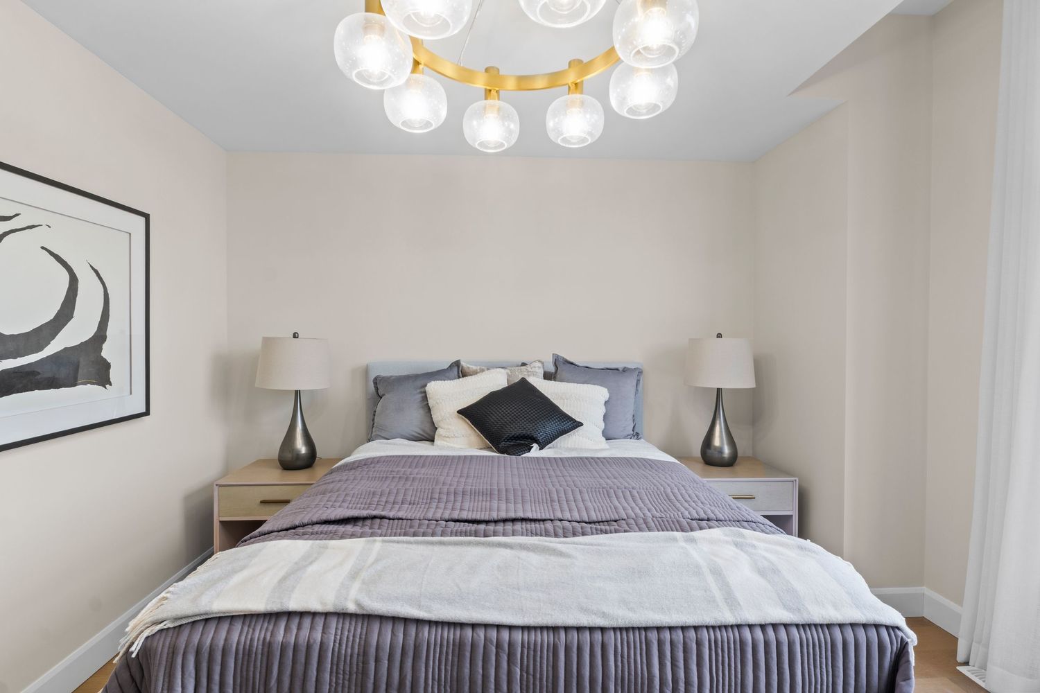 Bright Clean Bedroom. Shot by ABODE.