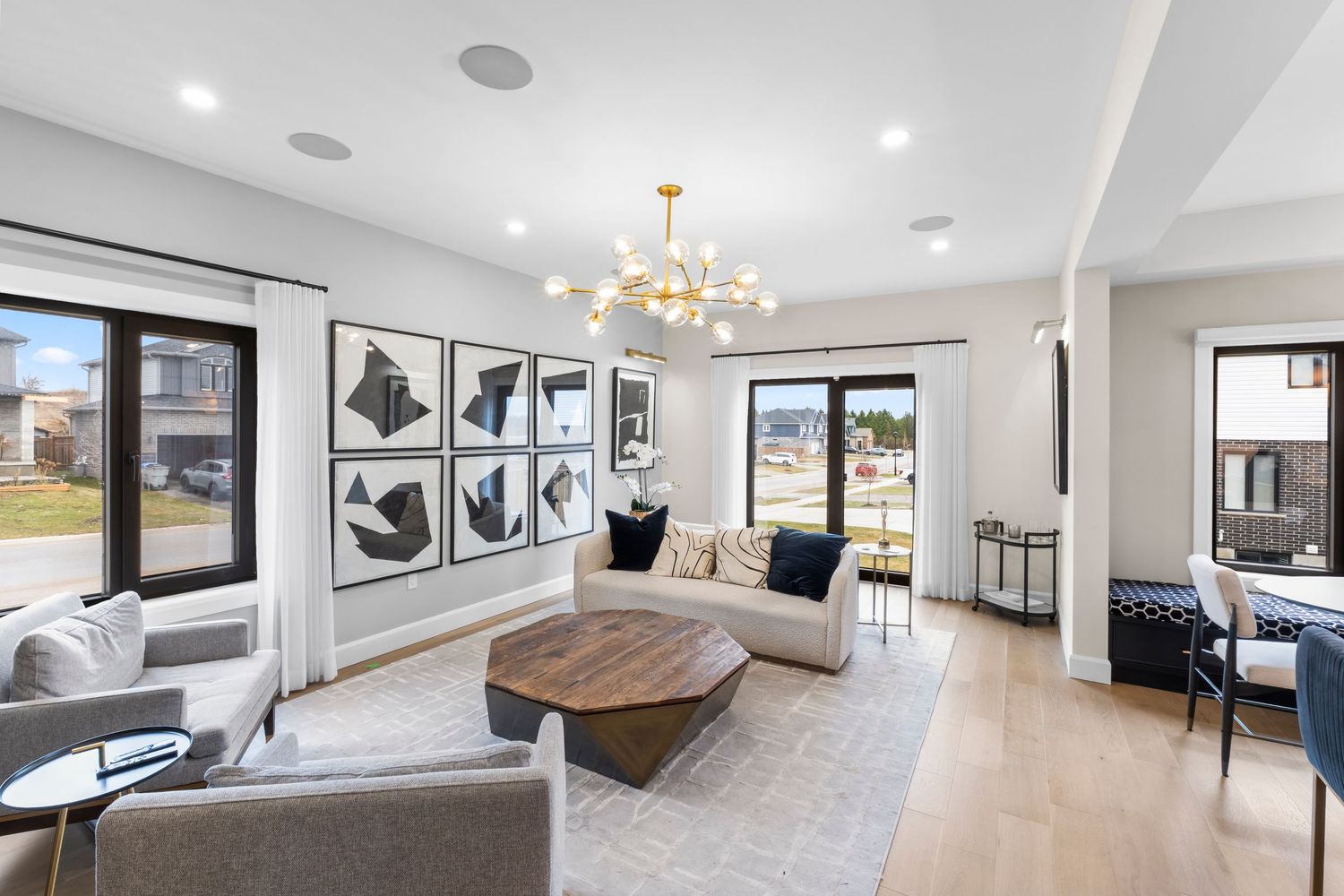 Bright Clean Living Room. Shot by ABODE.