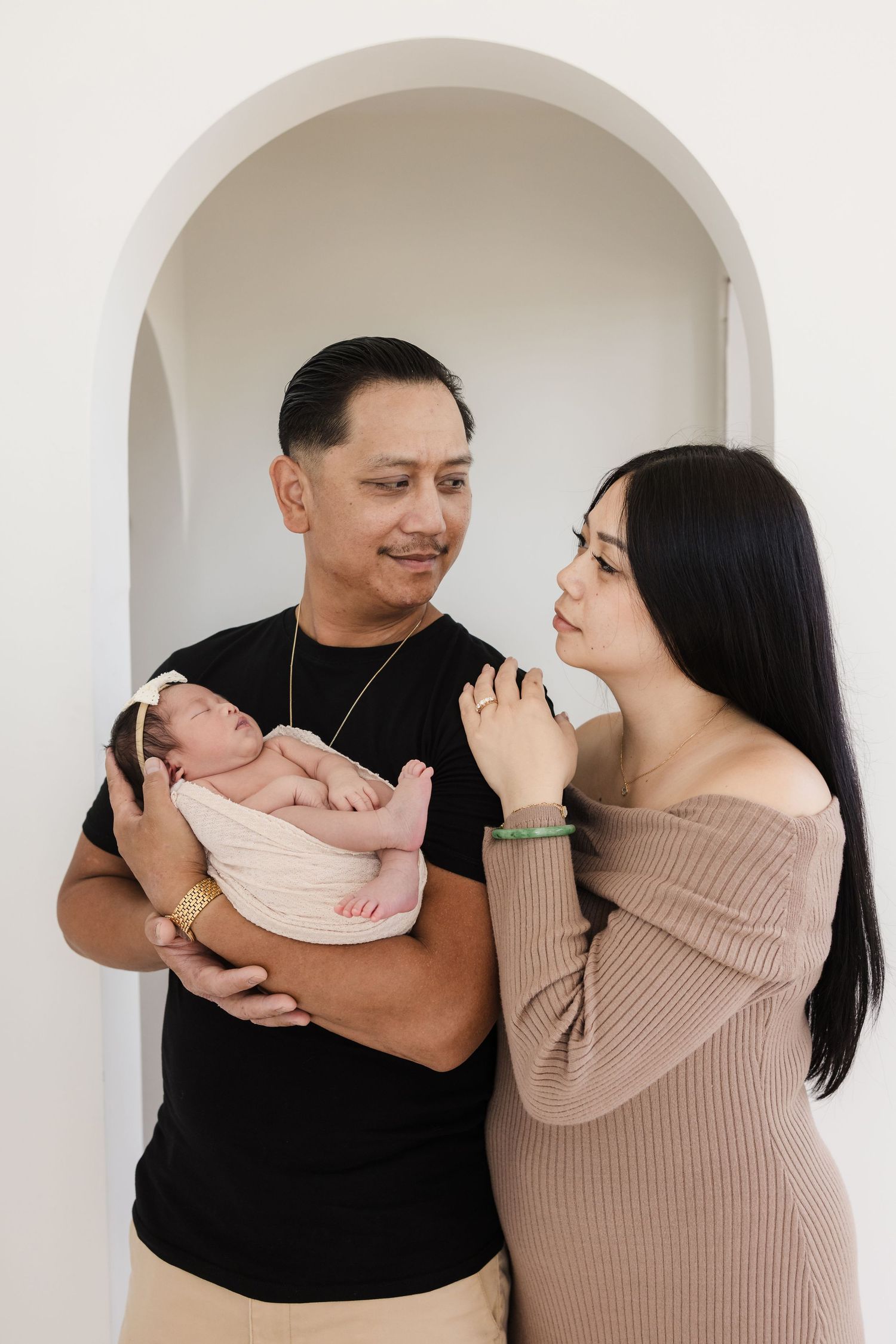 San Diego Family Newborn Studio Photoshoot