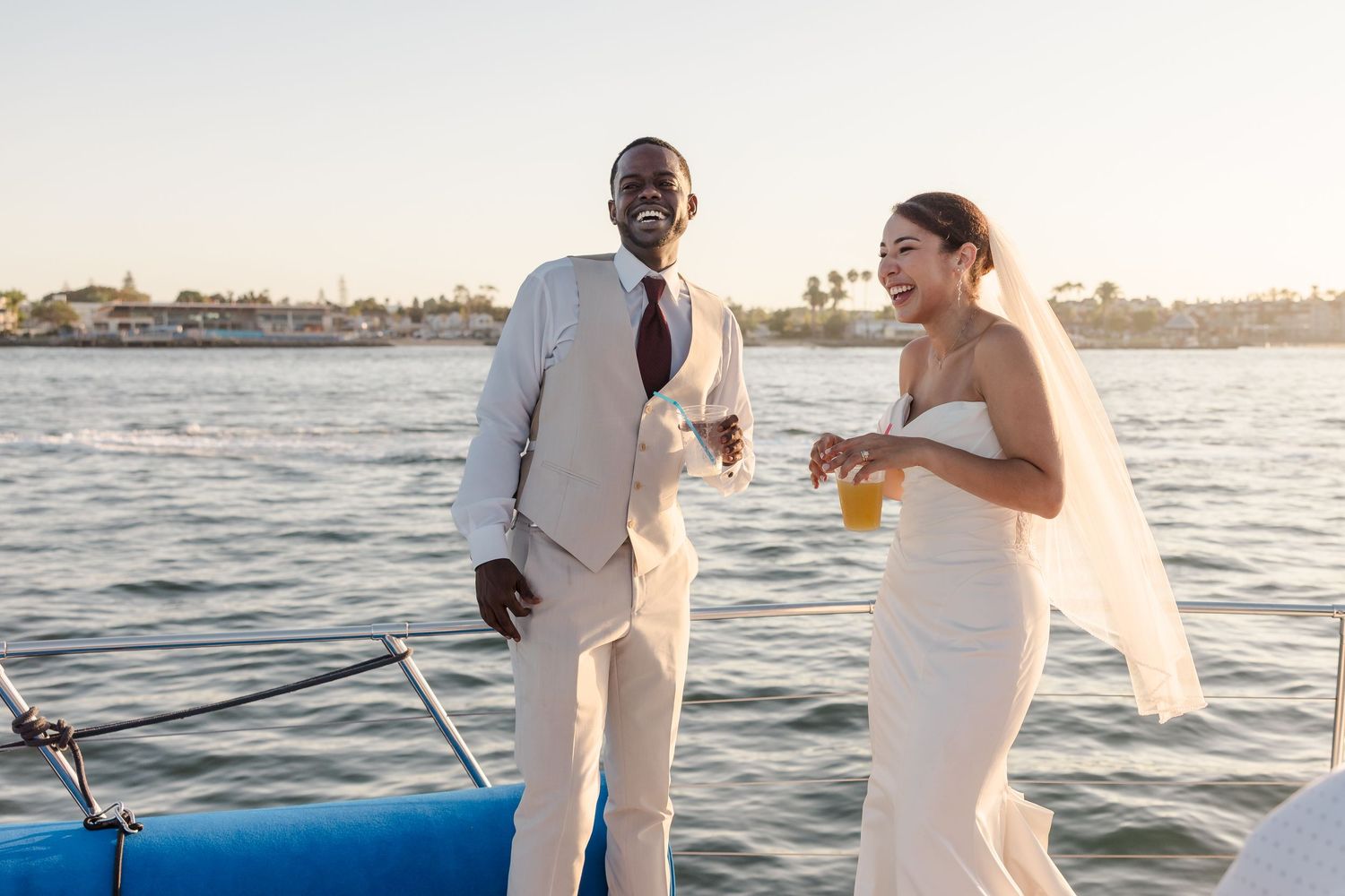 San Diego Yacht wedding photography by Jenny Thai Photography