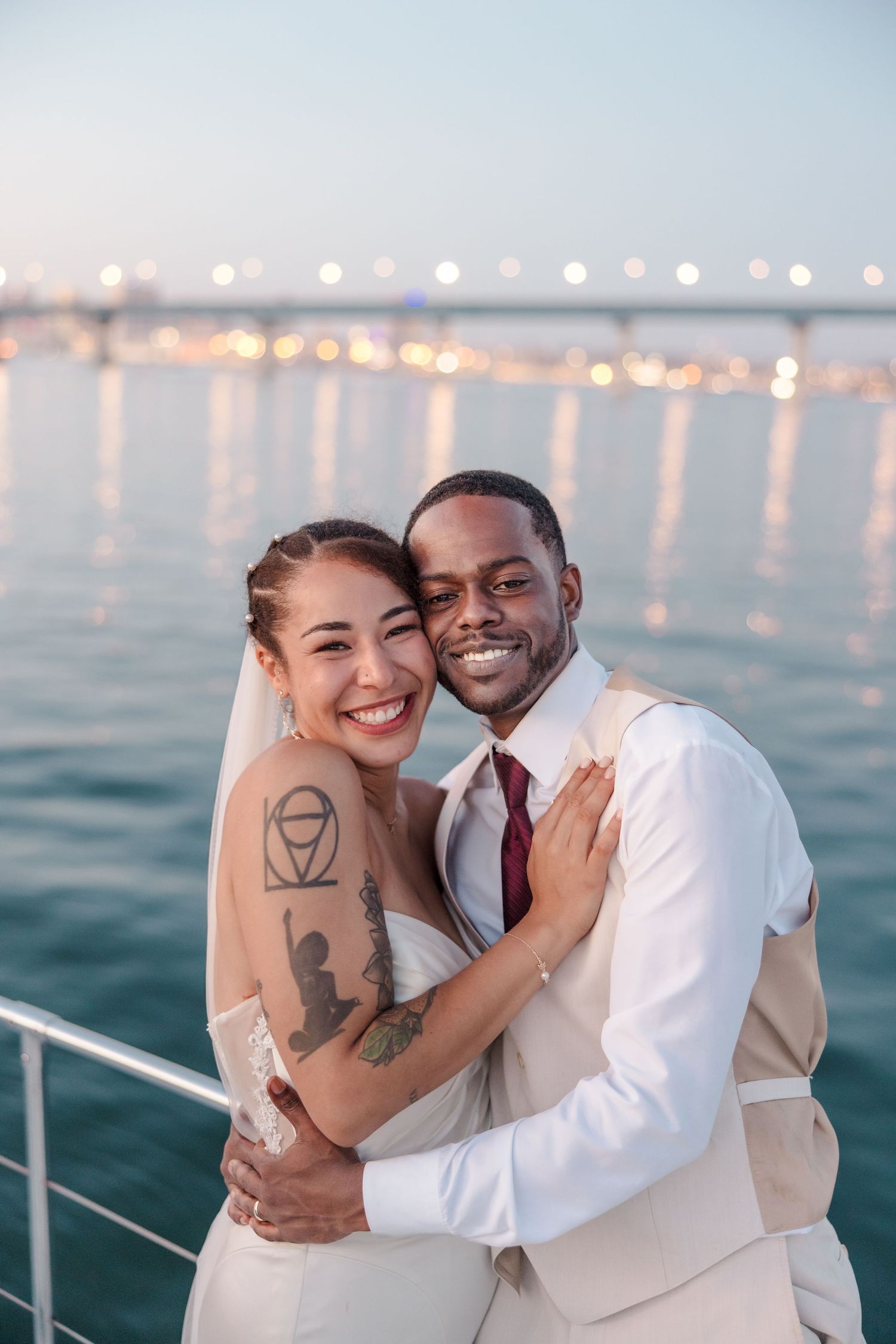 San Diego Yacht wedding photography by Jenny Thai Photography