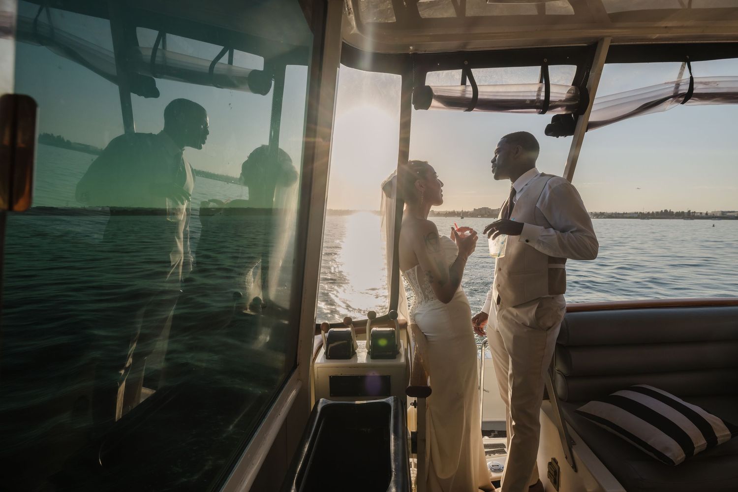 San Diego Yacht wedding photography by Jenny Thai Photography