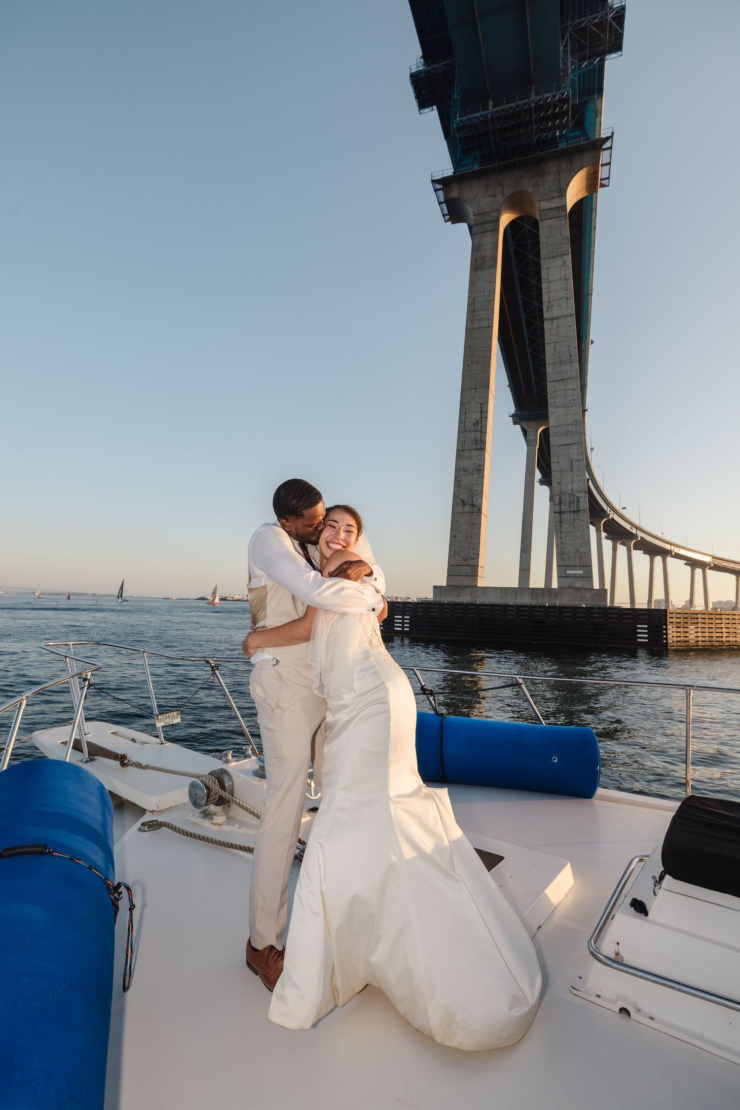 San Diego Yacht wedding photography by Jenny Thai Photography
