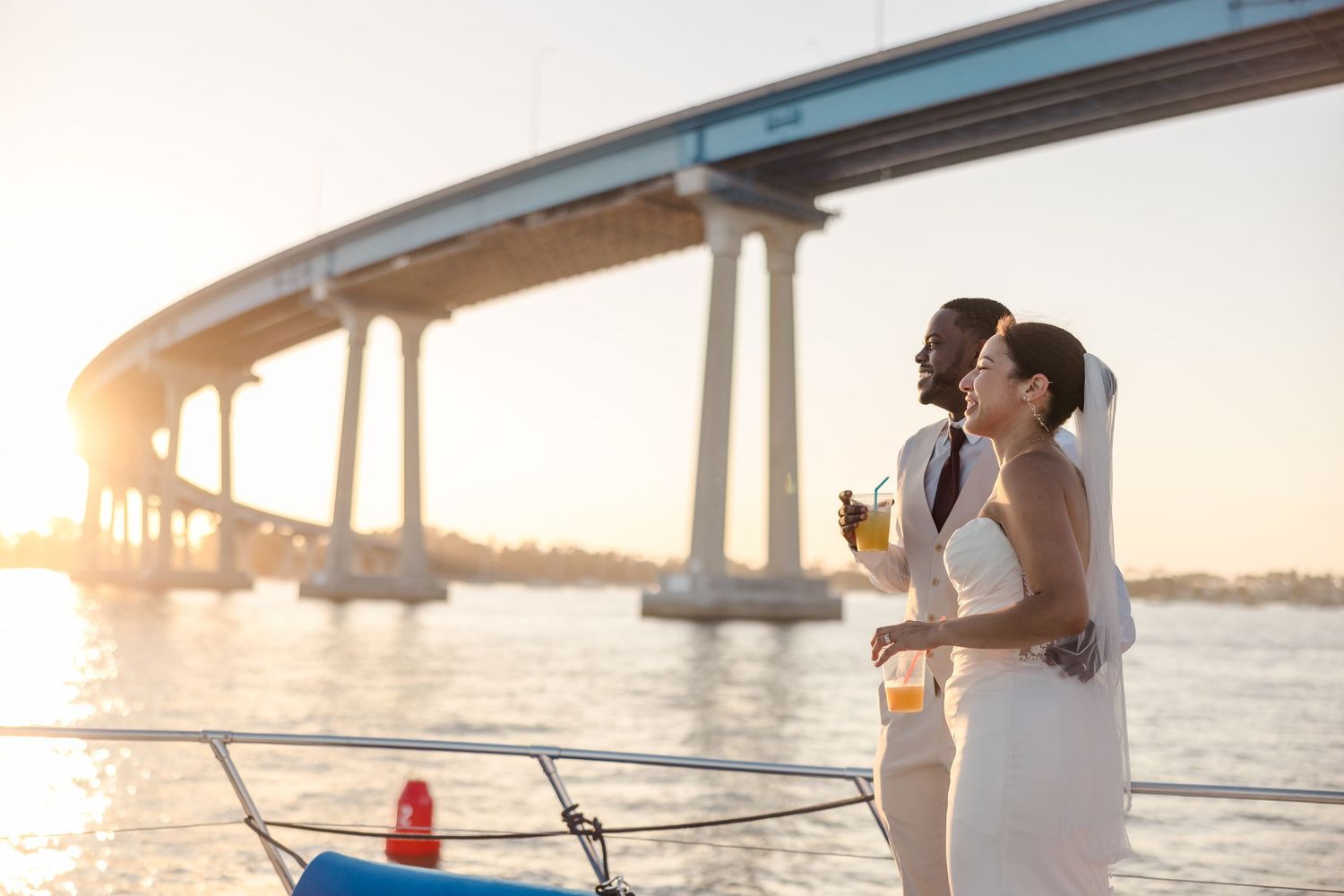 San Diego Yacht wedding photography by Jenny Thai Photography