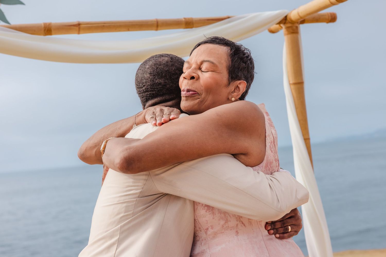 San Diego Sunset Cliffs wedding photography by Jenny Thai Photography -  biracial mixed couple