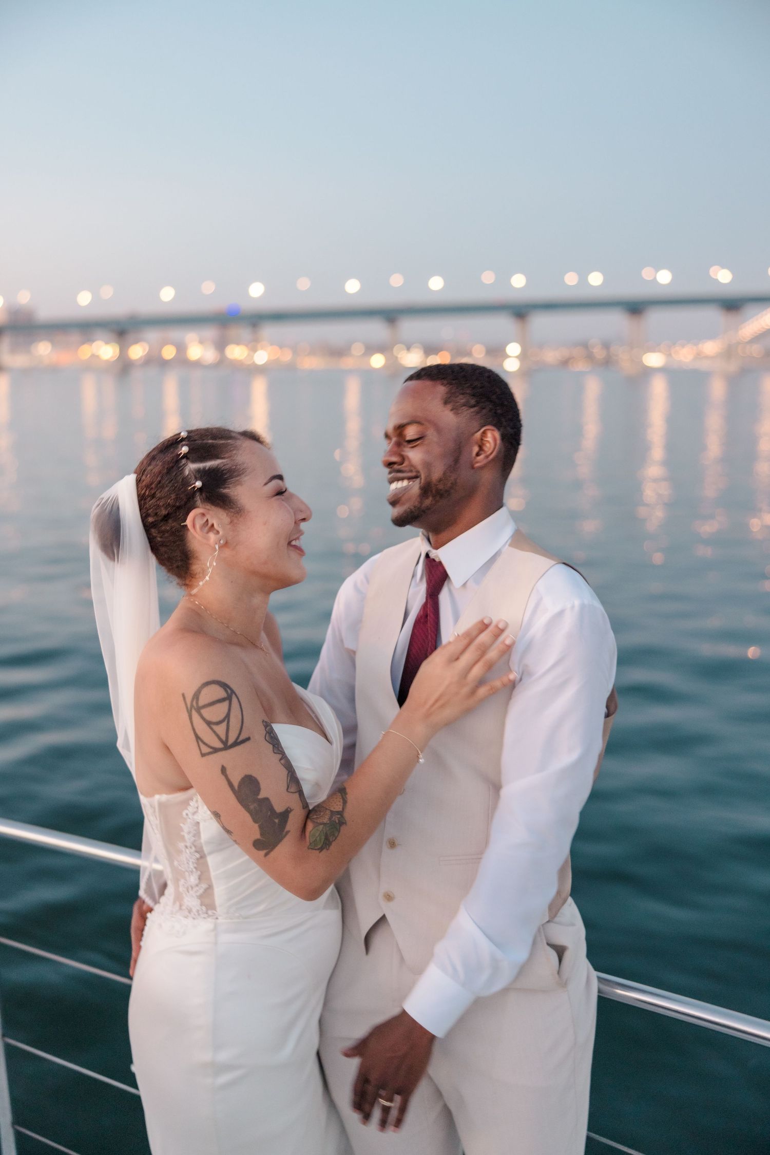 San Diego Yacht wedding photography by Jenny Thai Photography
