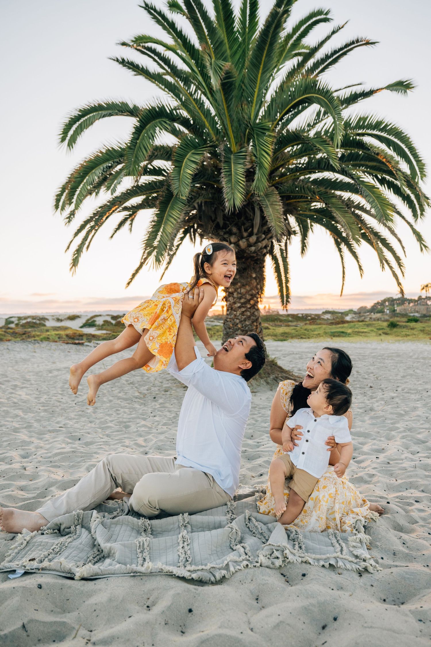 Jenny Thai Photography offering fall and Holiday mini sessions - San Diego Family Photographer - Family Beach Photos at Coronado Sand Dunes