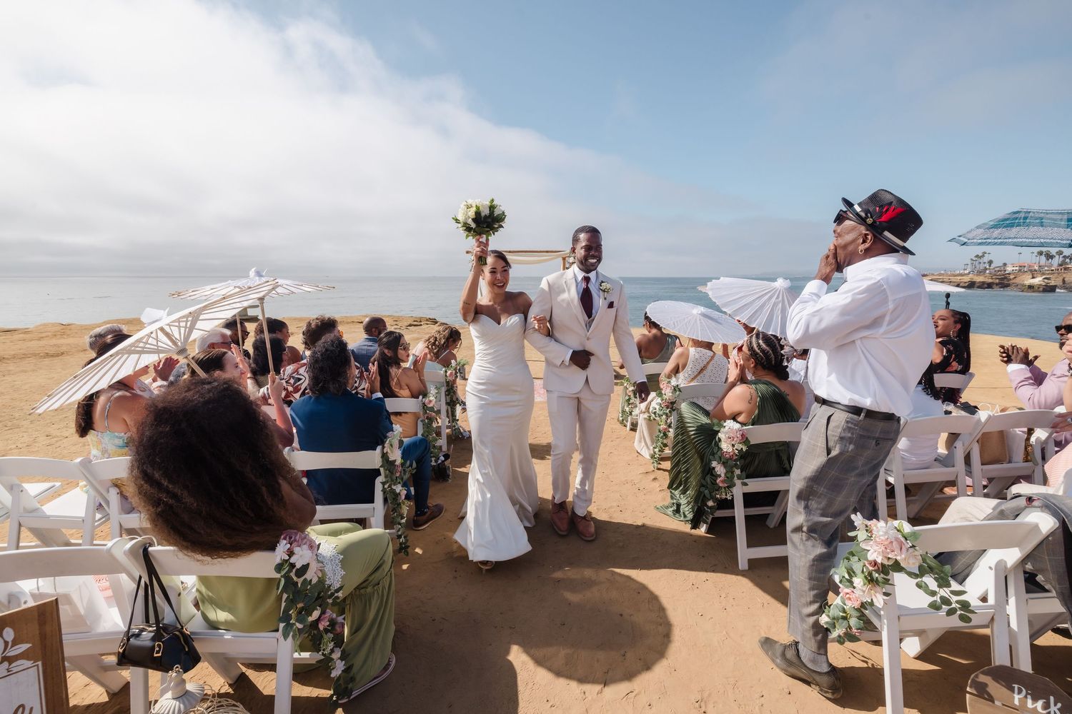 San Diego Sunset Cliffs wedding photography by Jenny Thai Photography