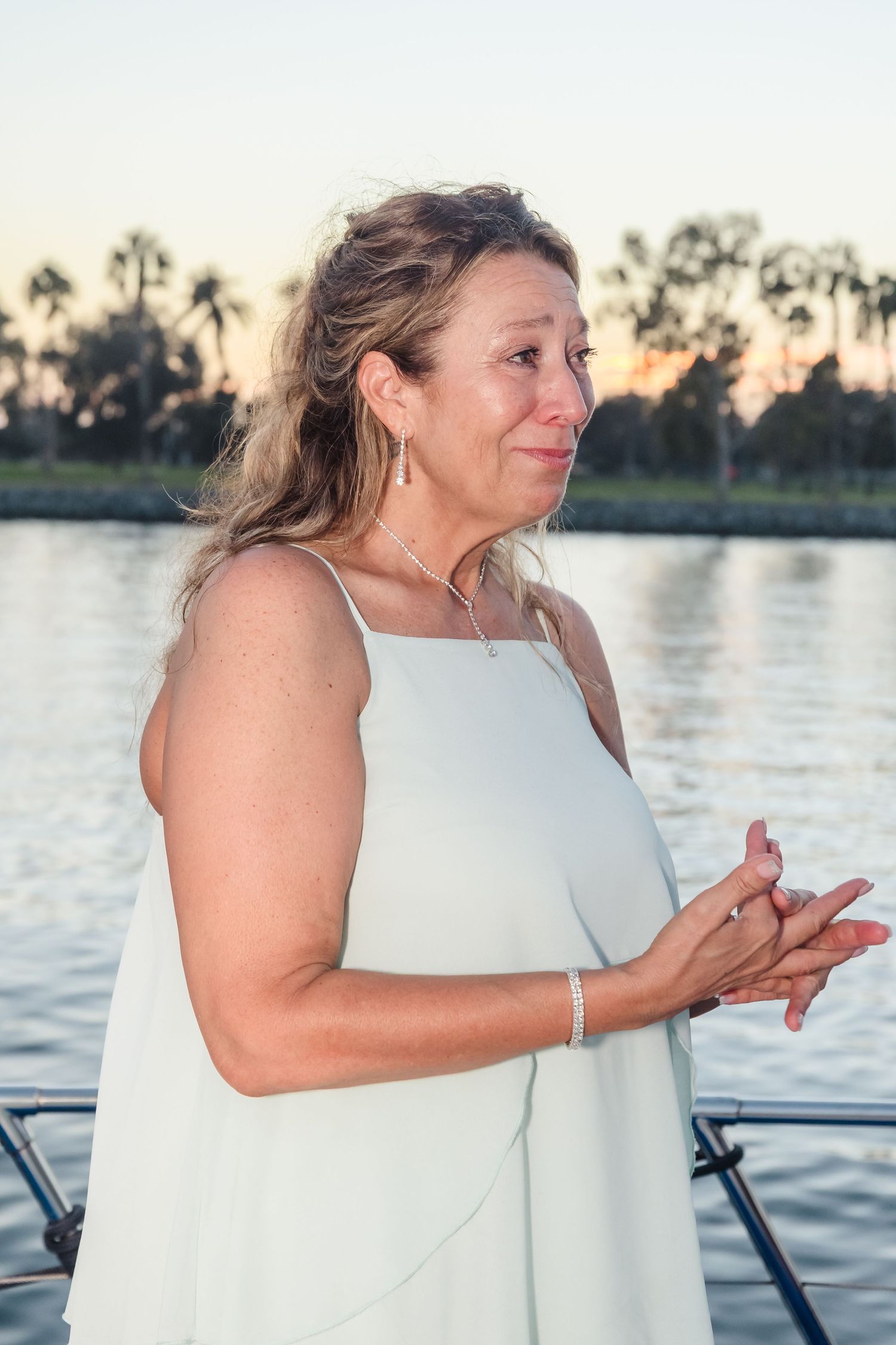 San Diego Yacht wedding reception photography by Jenny Thai Photography