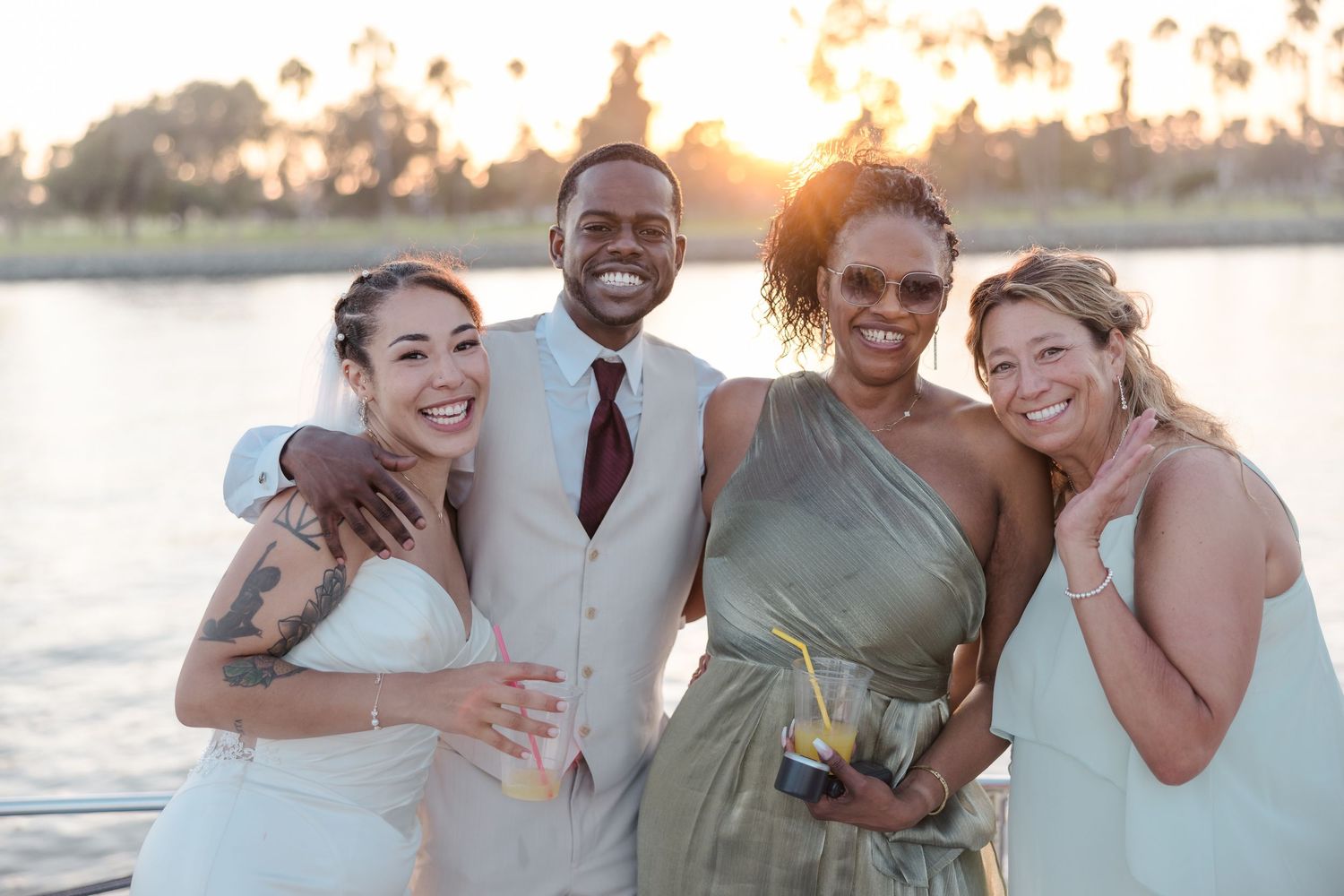 San Diego Yacht wedding photography by Jenny Thai Photography