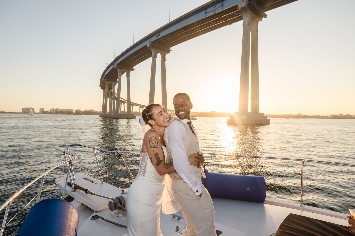 San Diego Yacht wedding photography by Jenny Thai Photography