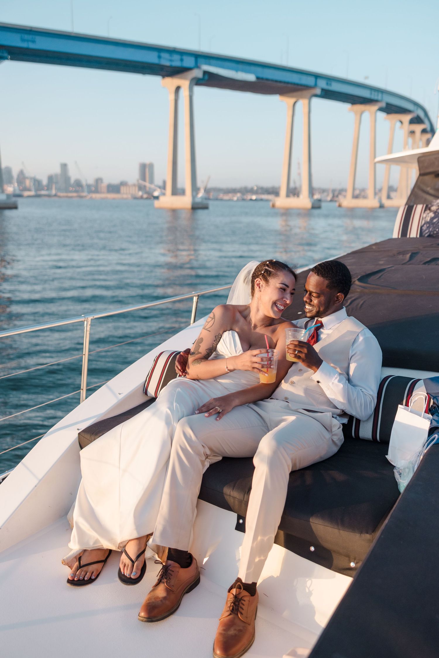 San Diego Yacht wedding photography by Jenny Thai Photography