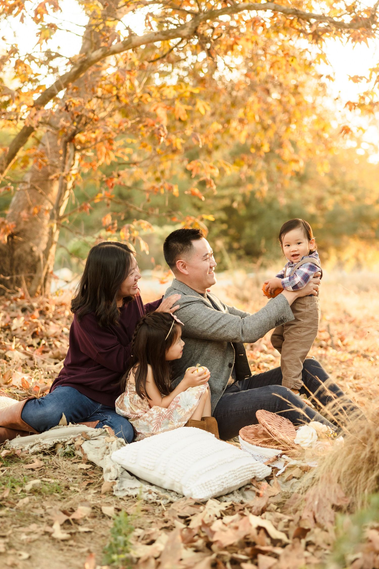 San Diego Autumn Mini Session Photographer - Fall Picnic