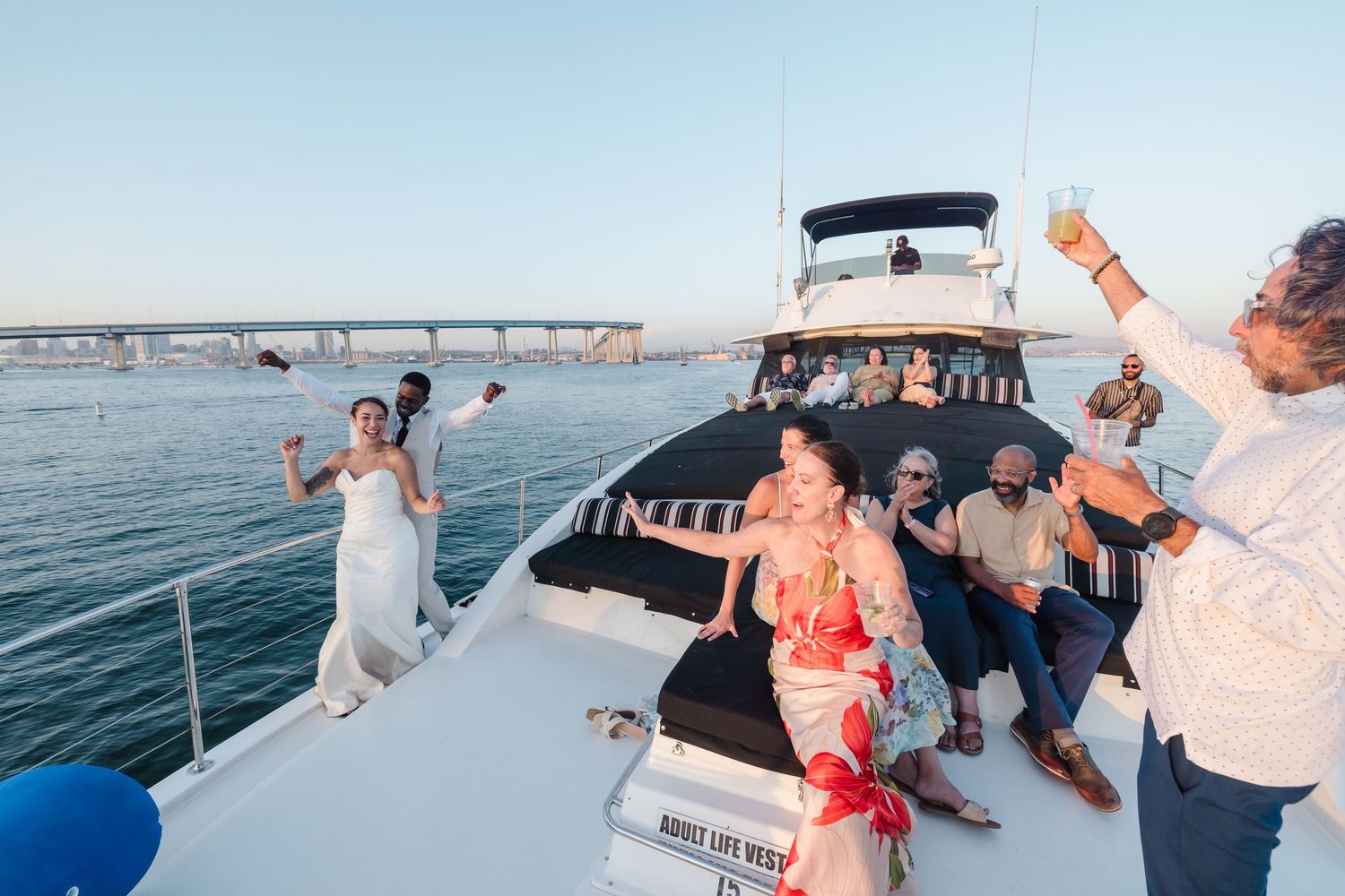 San Diego Yacht wedding photography by Jenny Thai Photography
