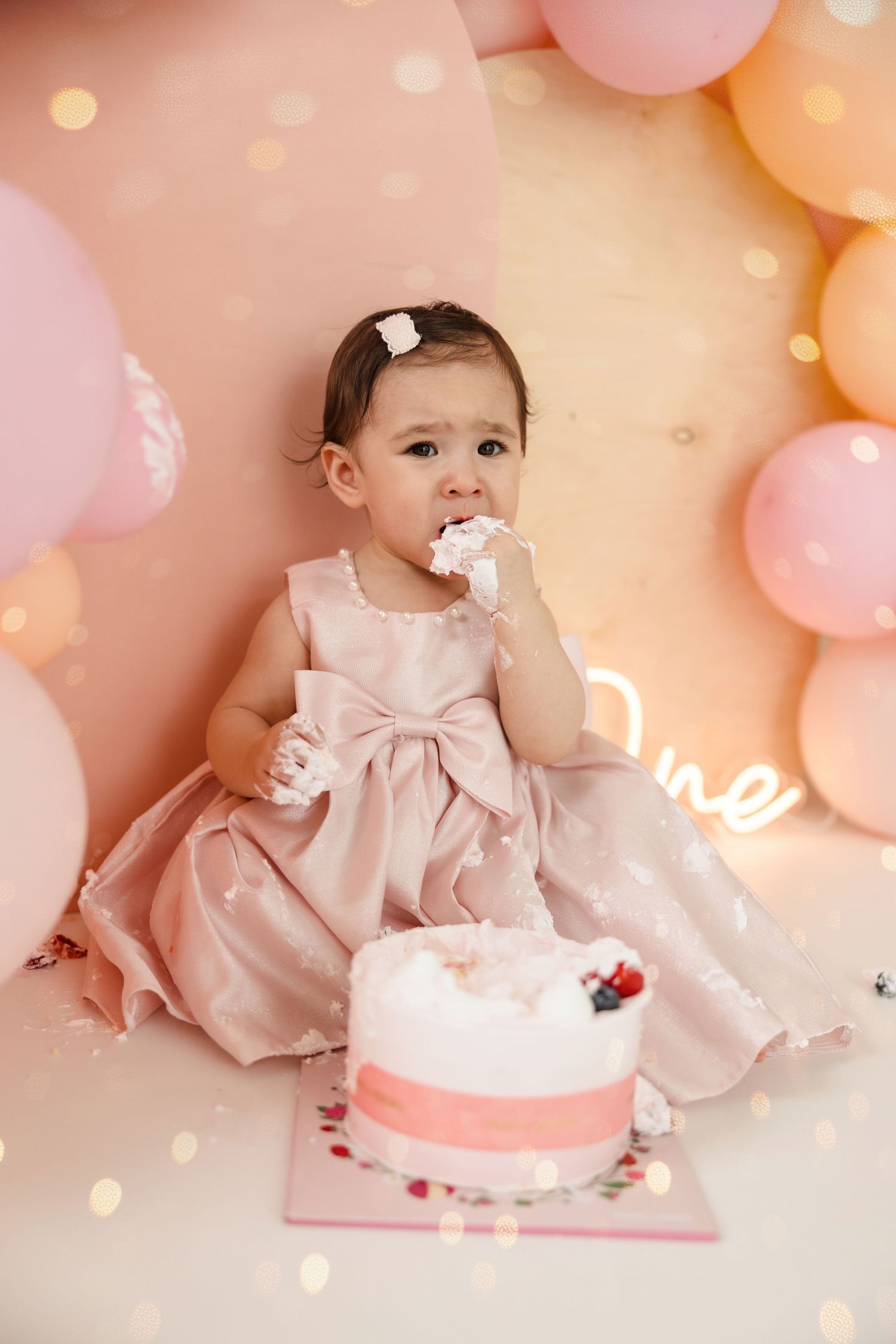 San Diego Cake Smash Studio Photoshoot