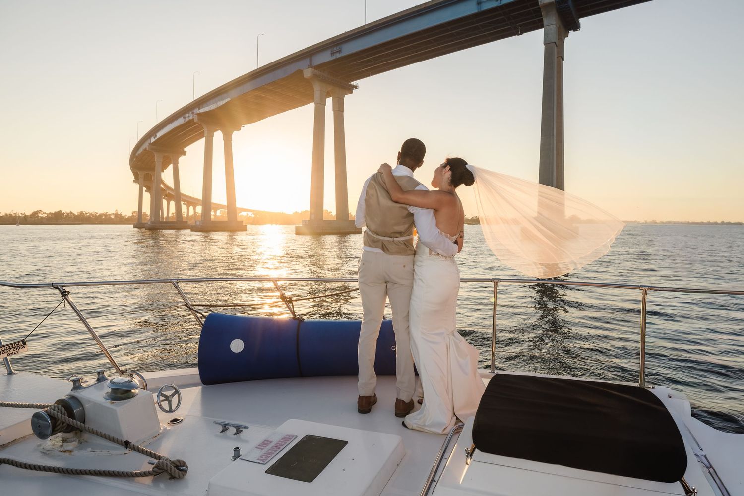 San Diego Yacht wedding photography by Jenny Thai Photography