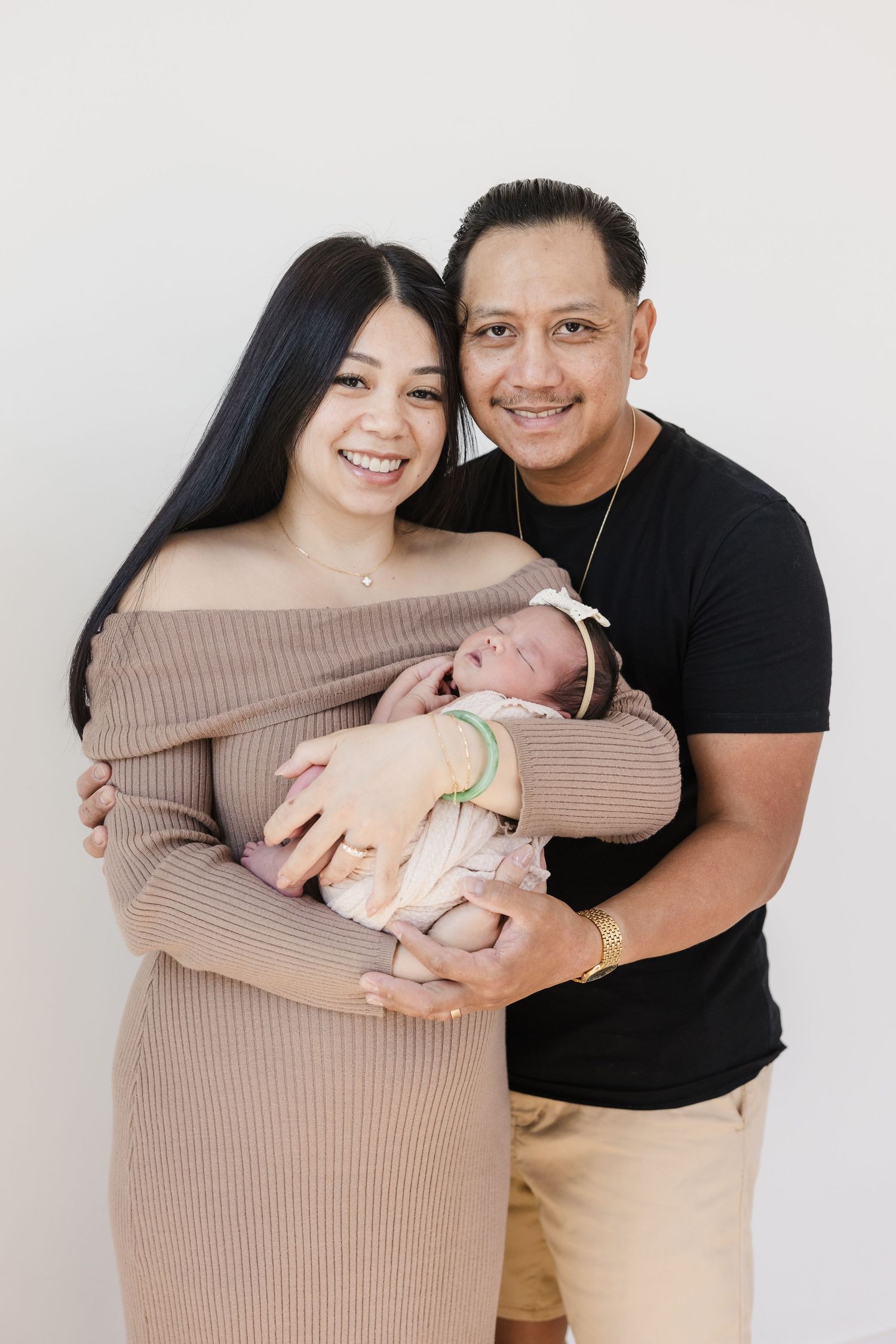 San Diego Family Newborn Studio Photoshoot