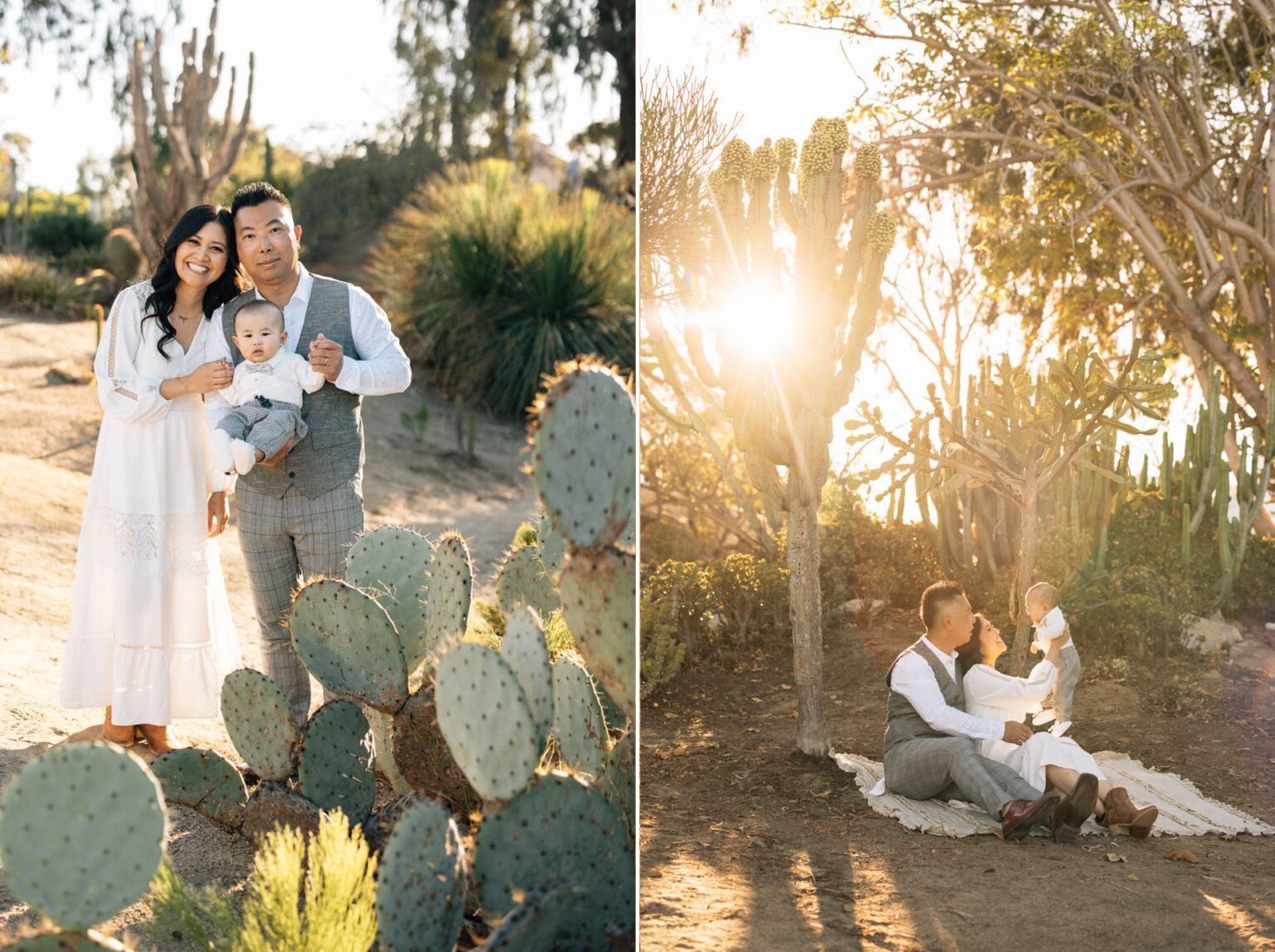 San Diego Holiday Mini Session Photographer - Desert Garden San Diego Mini session