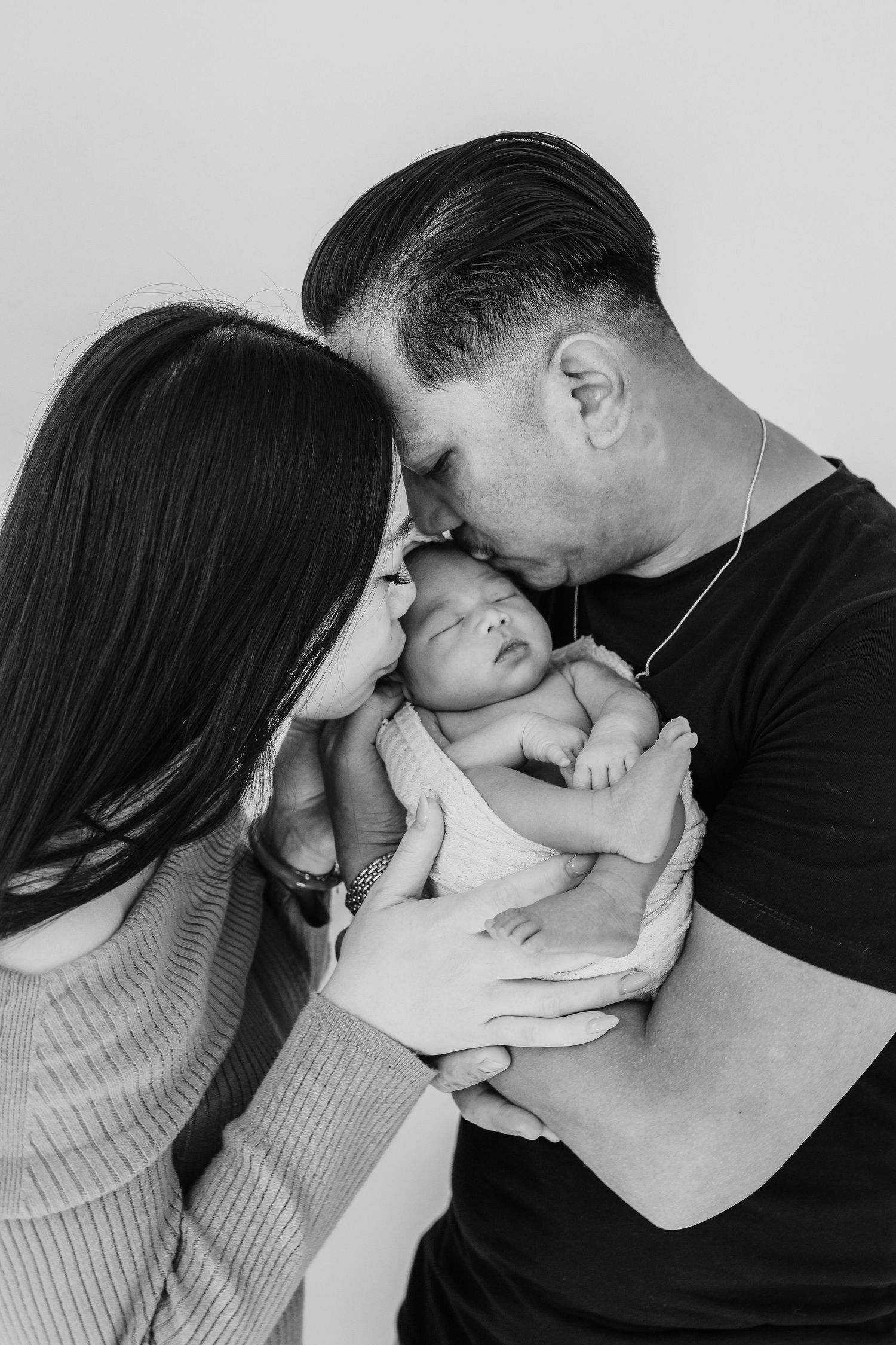 San Diego Family Newborn Studio Photoshoot