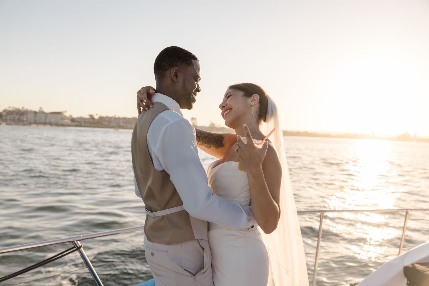 San Diego Yacht wedding photography by Jenny Thai Photography