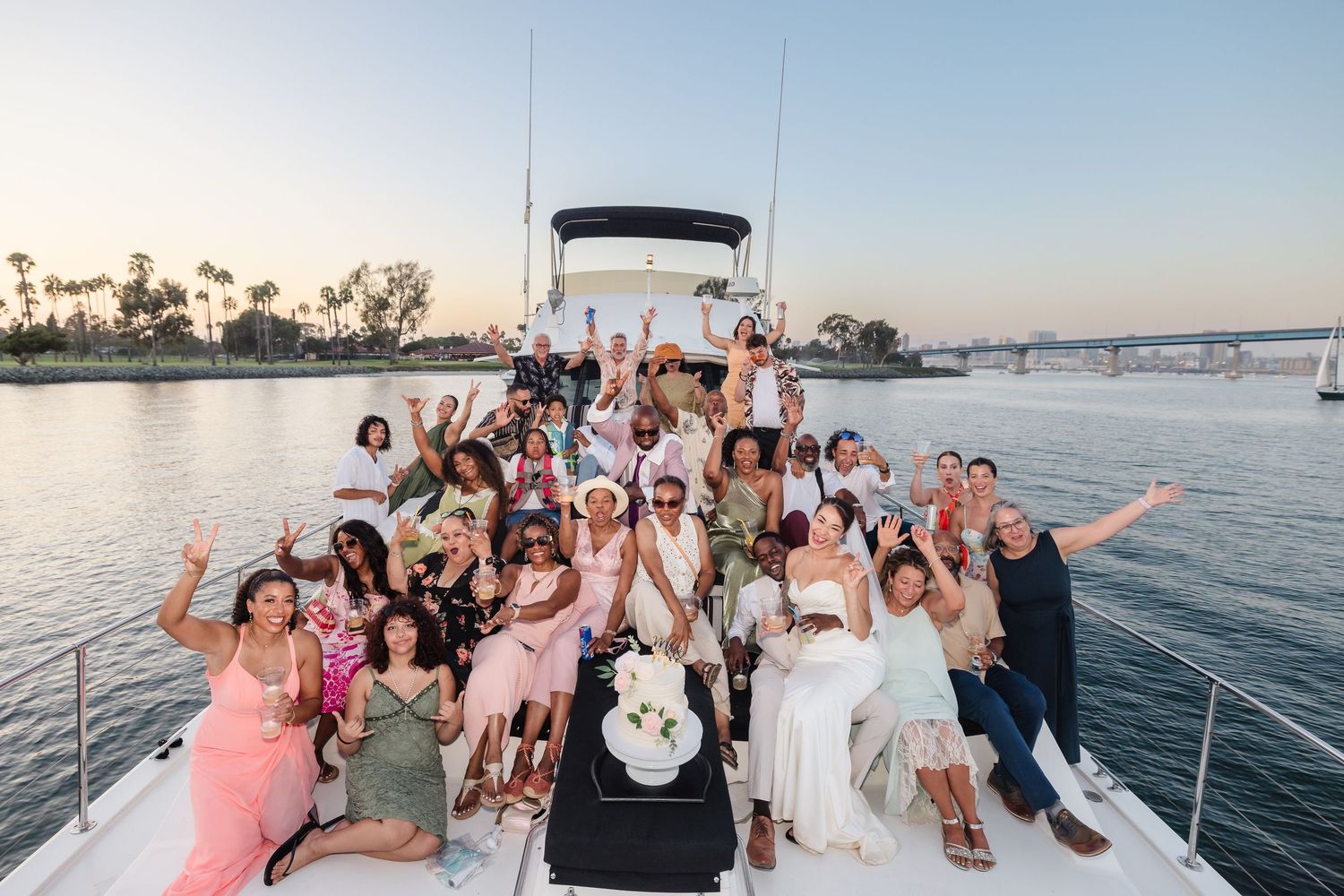 San Diego Yacht wedding photography by Jenny Thai Photography
